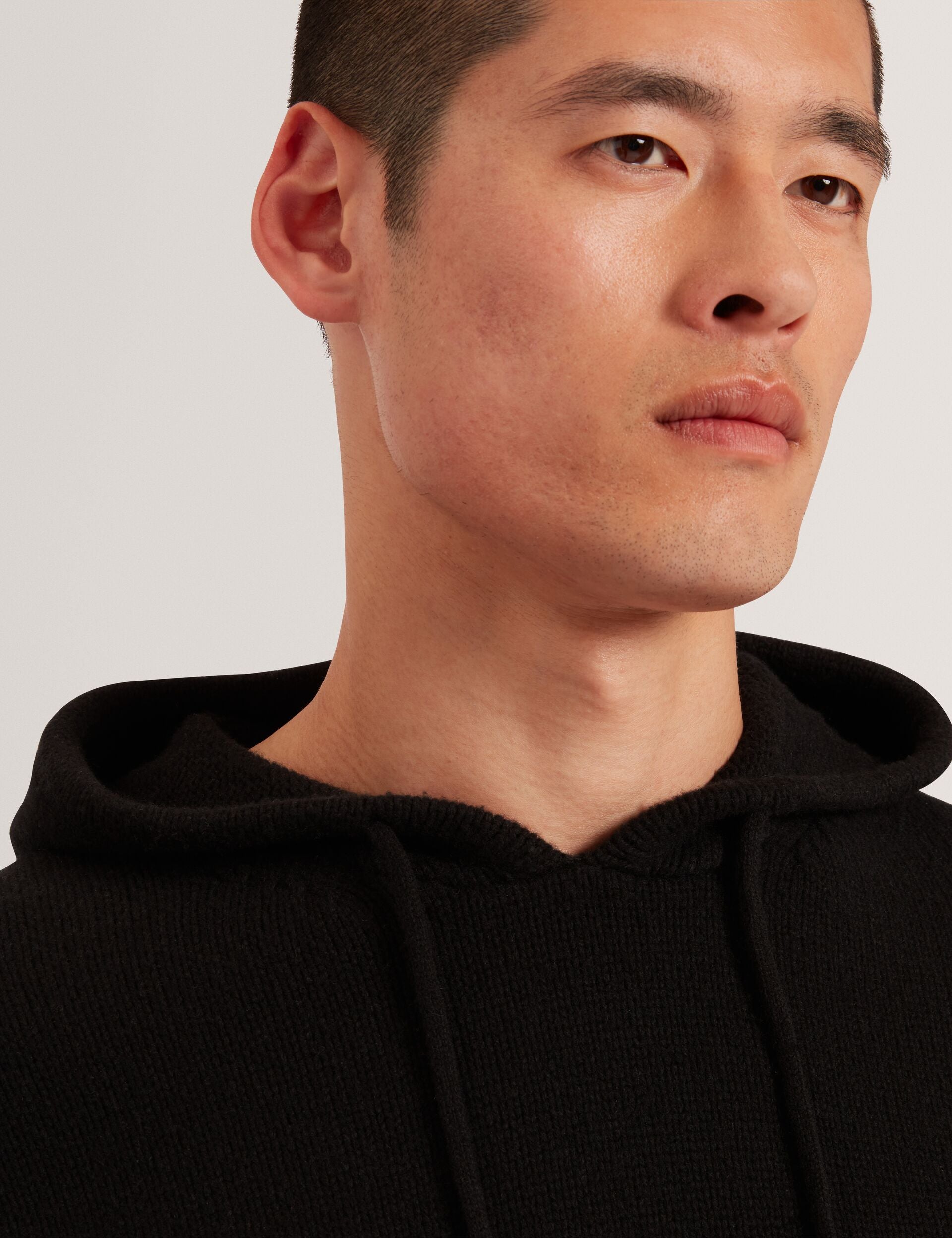 Ted Baker Kins Wool Rich Knit Long Sleeve Hoodie