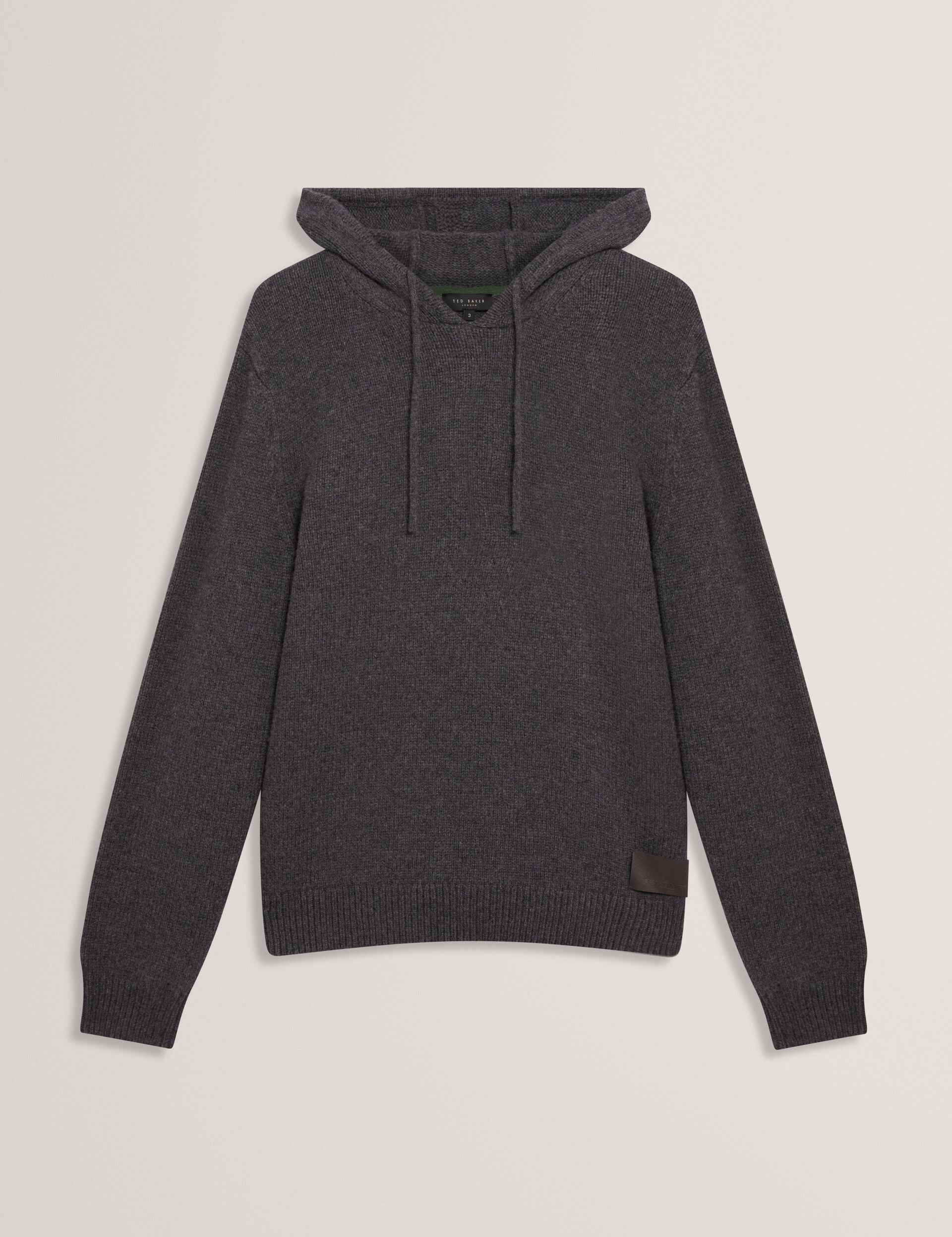 Ted Baker Kins Wool Rich Knit Long Sleeve Hoodie
