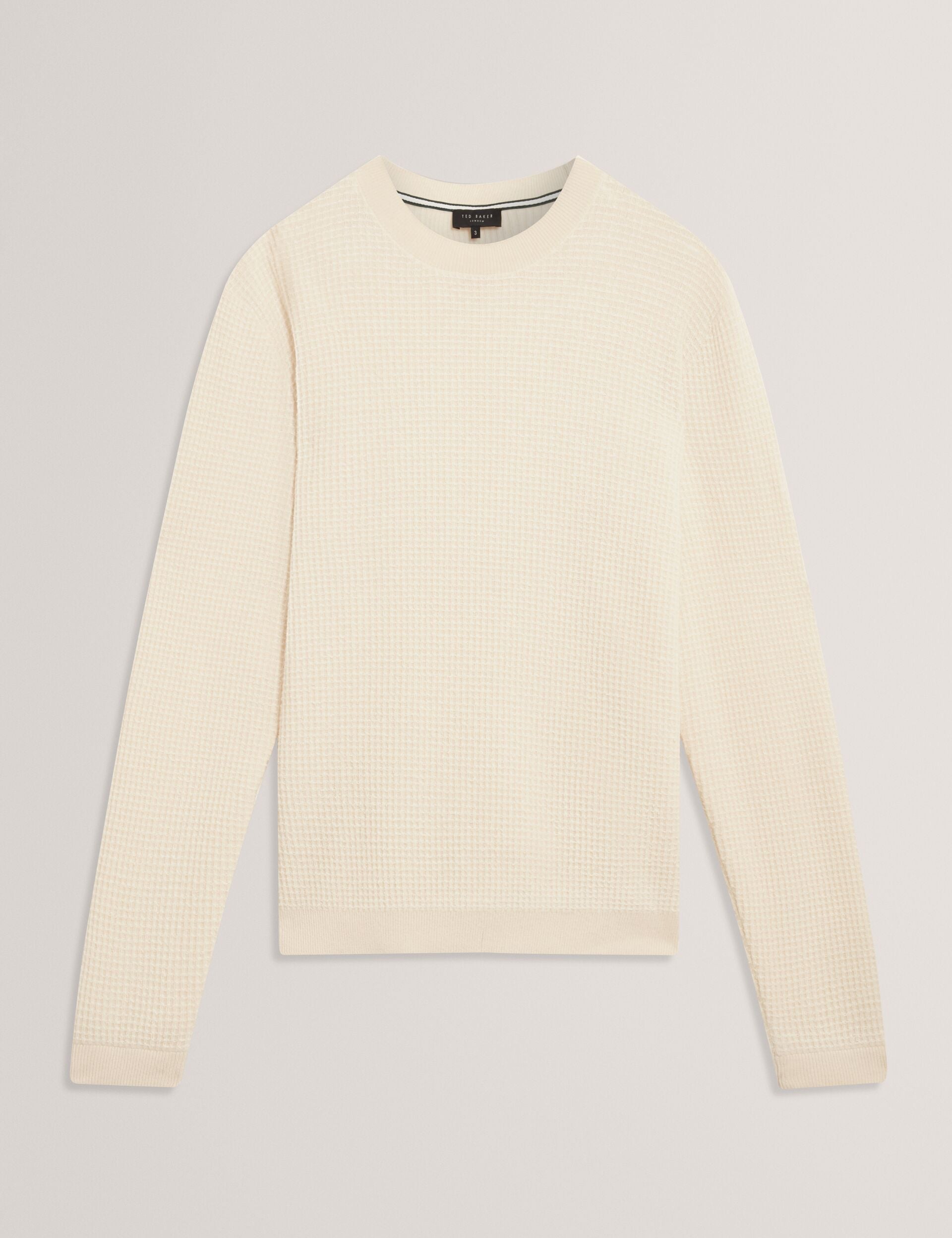 Ted Baker Clacx Waffle Knit Crew Neck Jumper