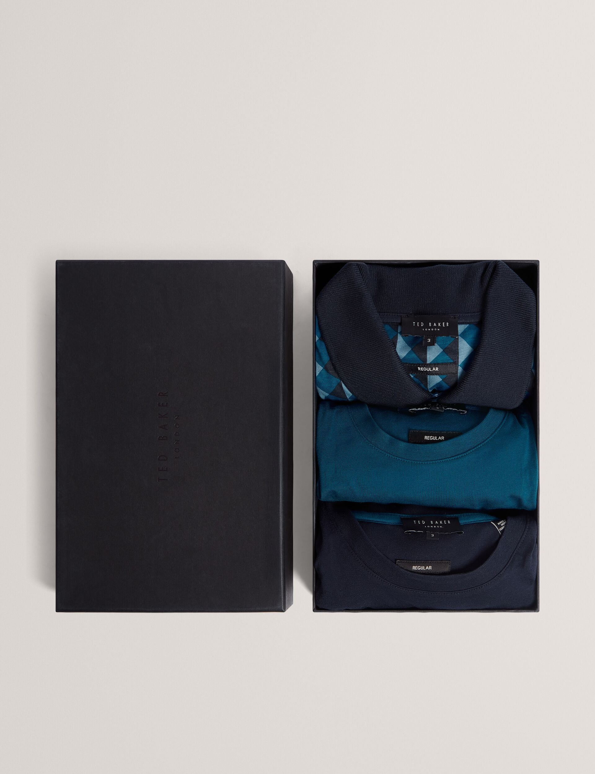 Ted Baker Mayison Geometric Jersey Top Set 3 Pack