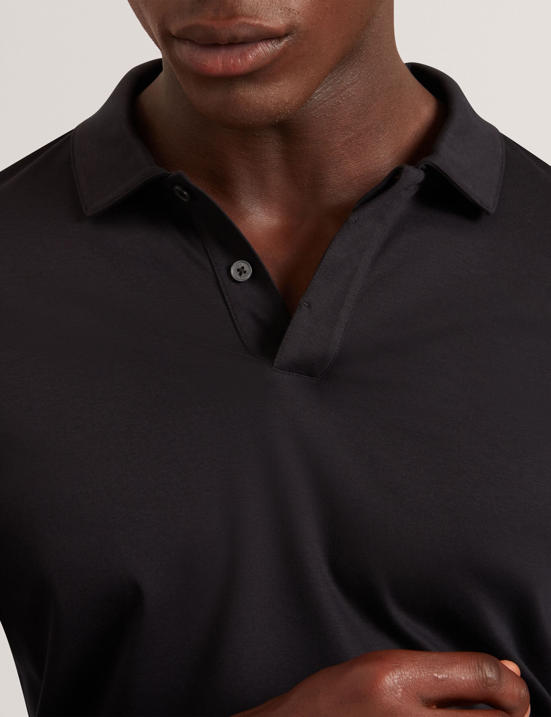 Ted Baker Ignac Soft Touch Jersey Long Sleeve Polo