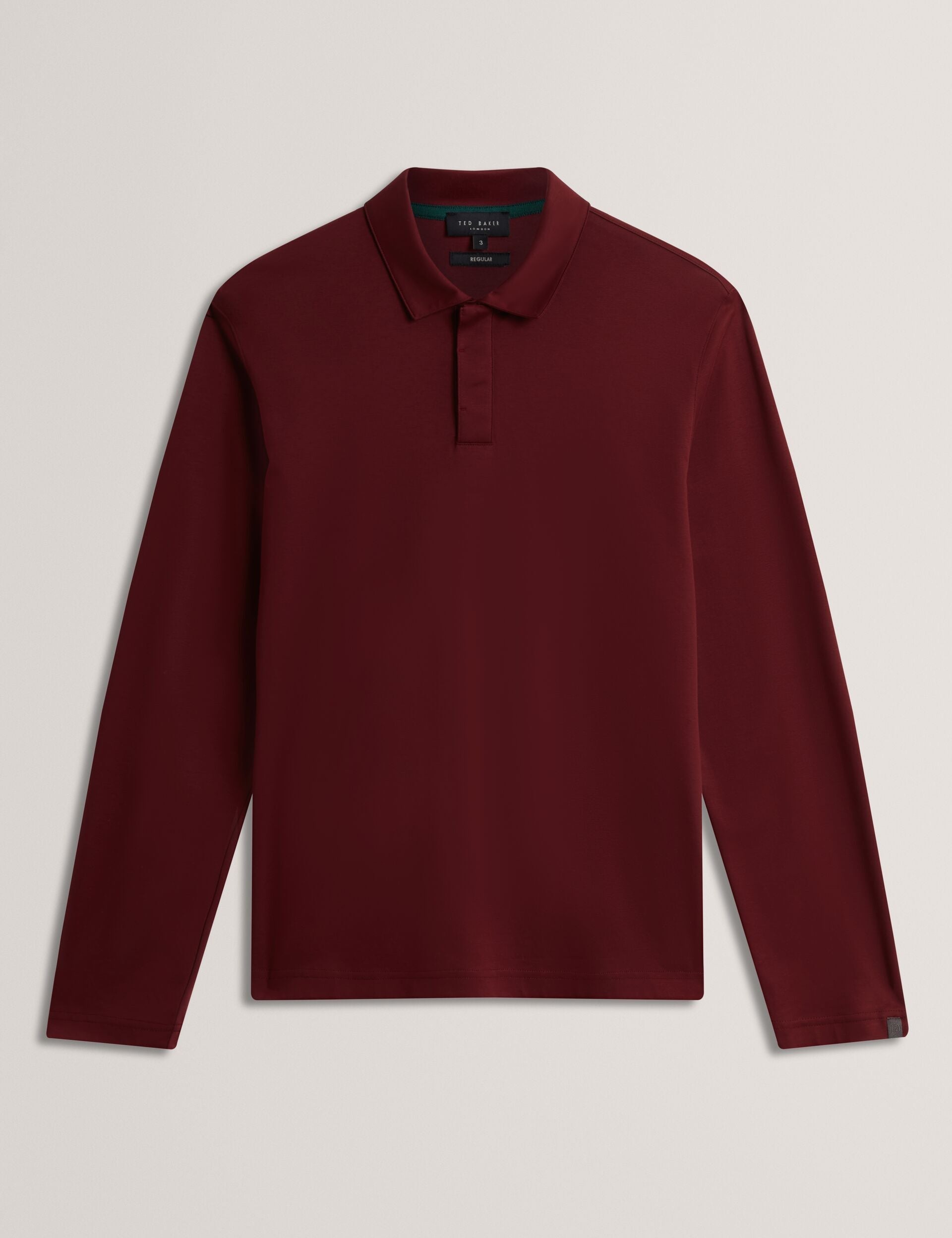 Ted Baker Ignac Soft Touch Jersey Long Sleeve Polo