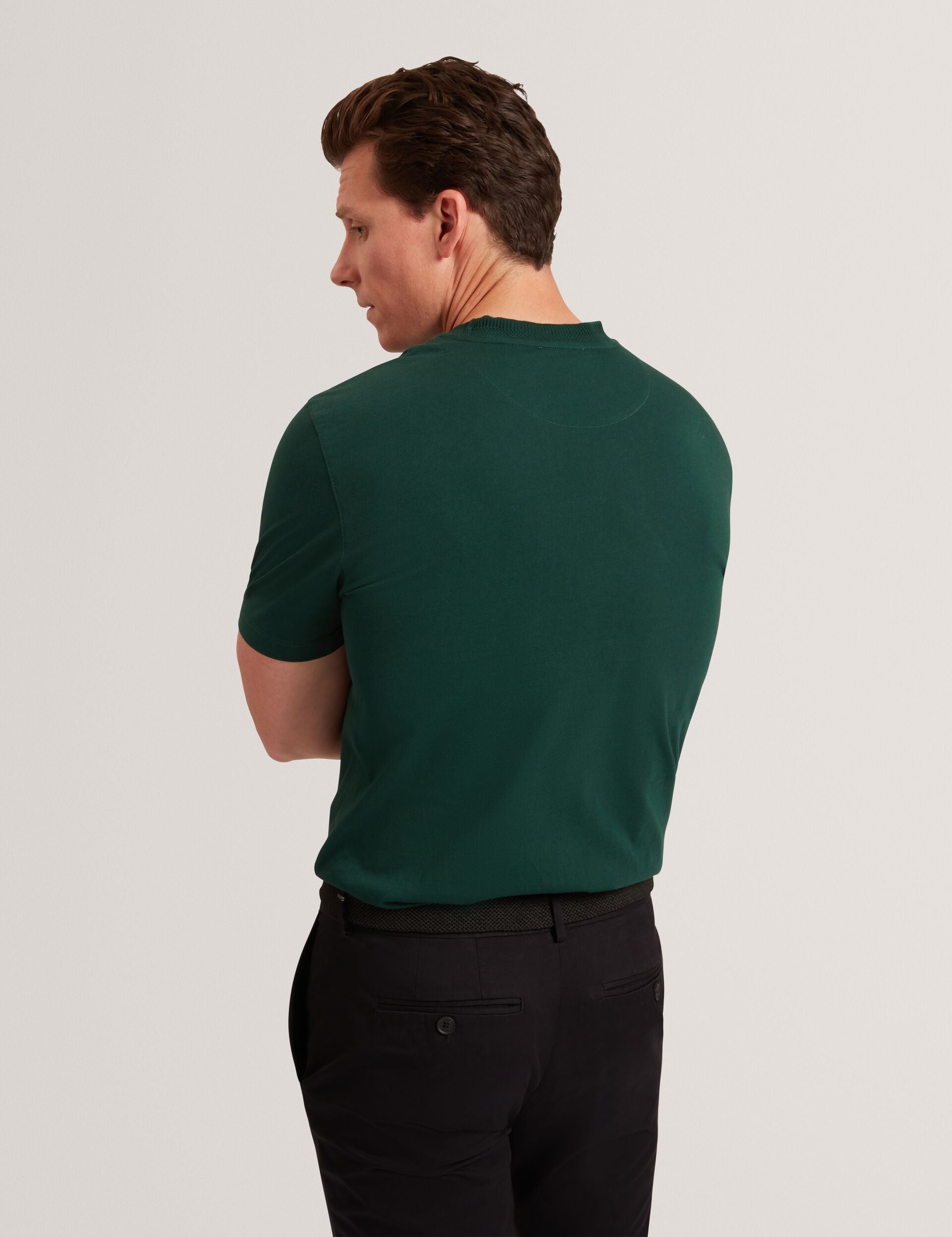 Ted Baker Lierts Branded Honeycomb Trim Tshirt