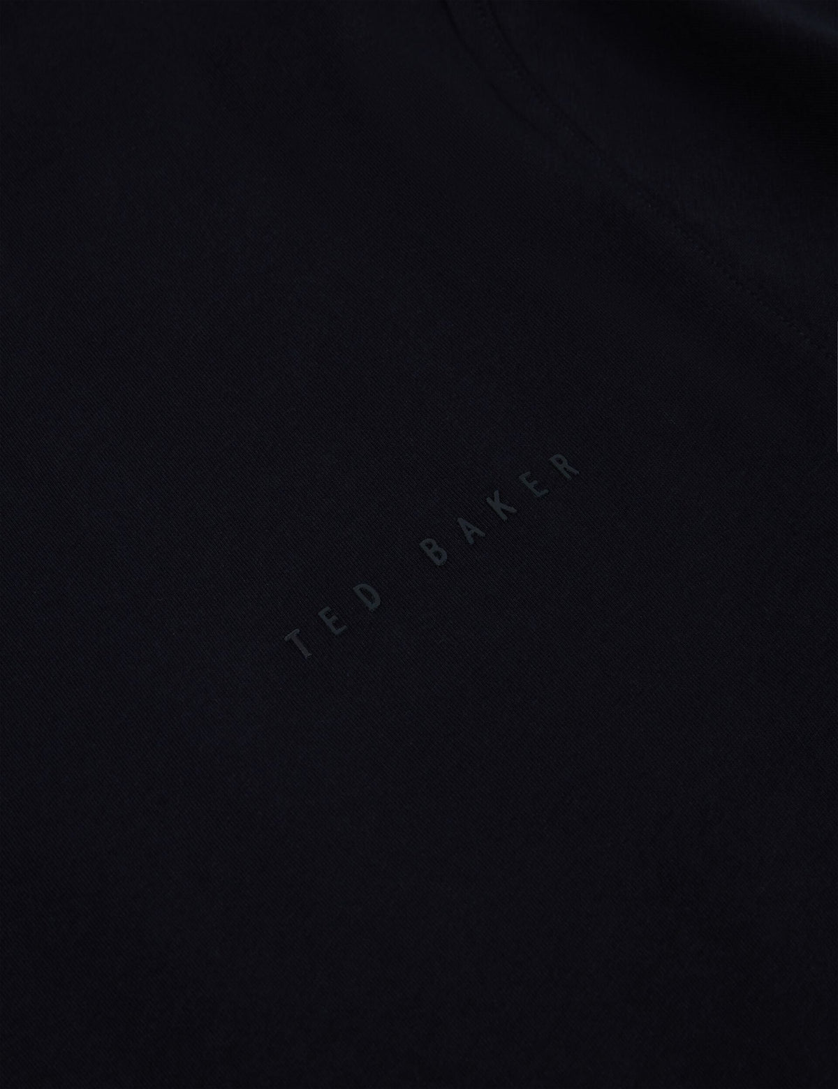 Ted Baker Lierts Textured Neckline Branded Tshirt