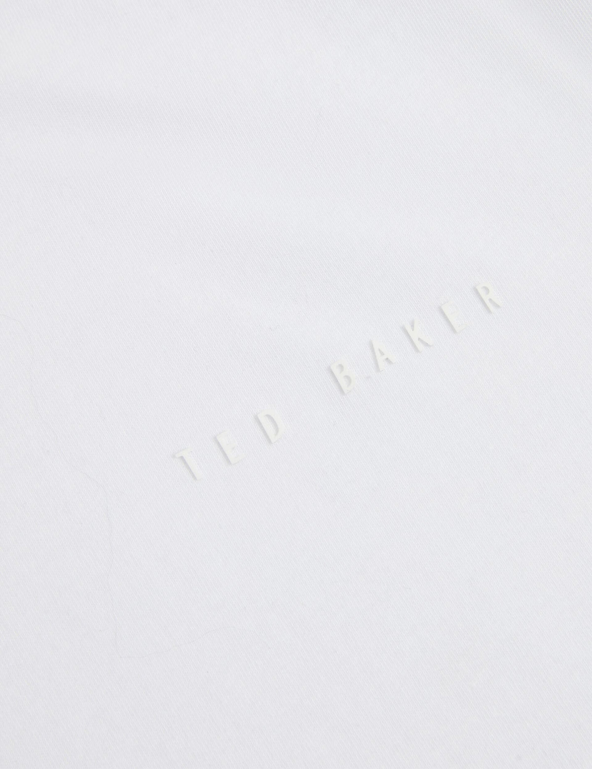 Ted Baker Lierts Textured Neckline Branded Tshirt
