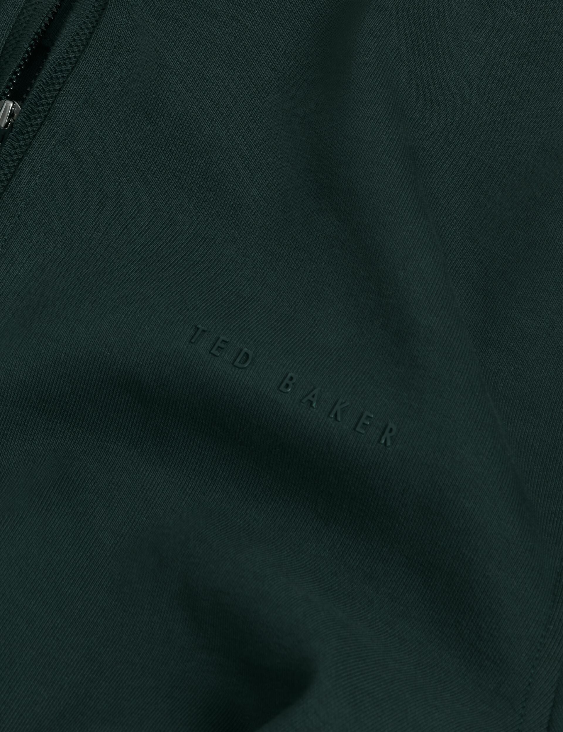 Ted Baker Crabtre Stretch Cotton Zip Neck Sweatshirt