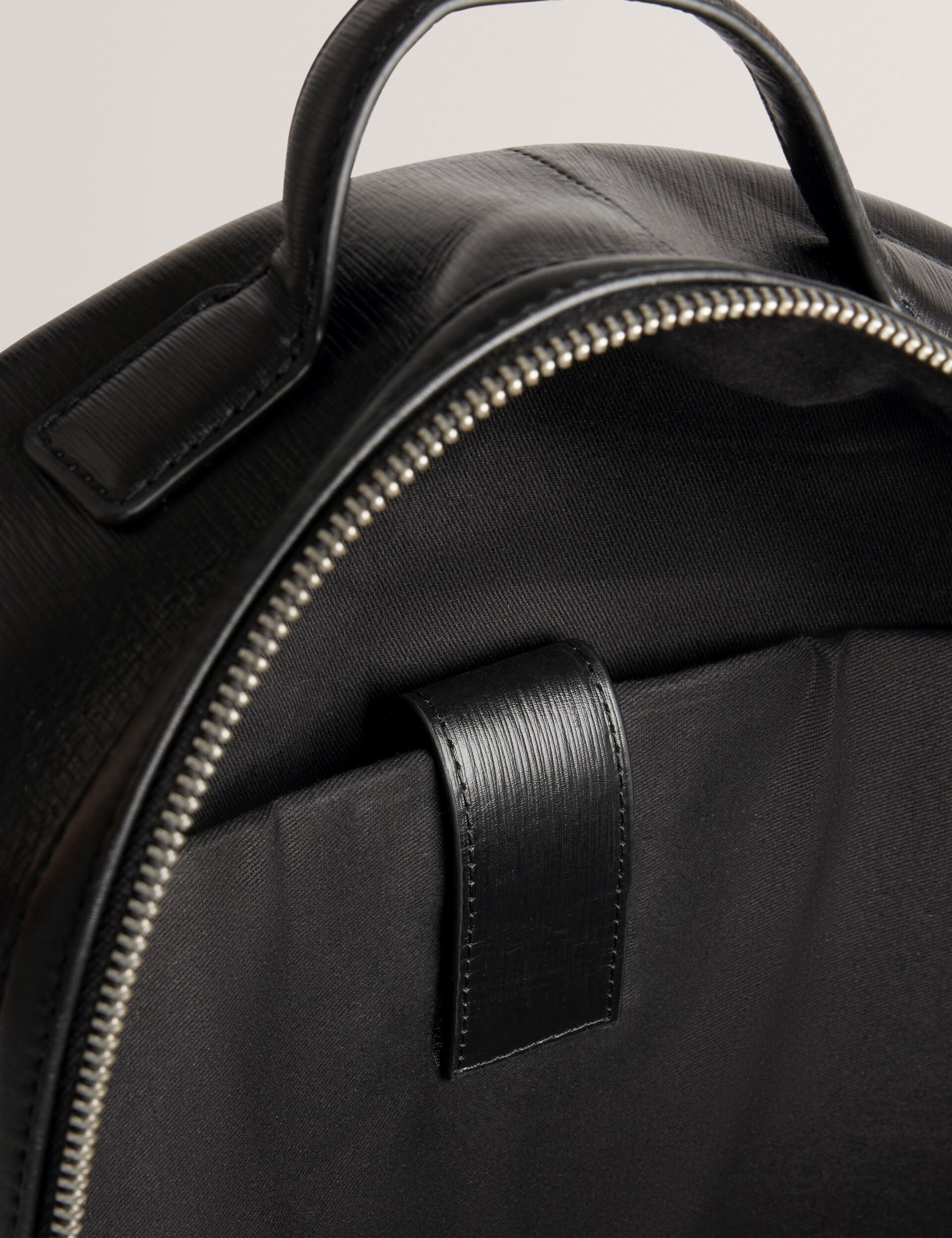 Ted Baker Bailor Bark Grained Leather Large Backpack