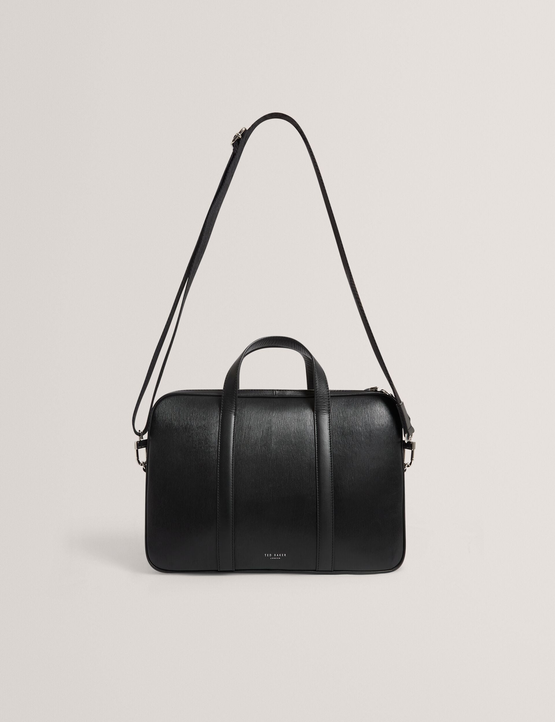 Ted Baker Baylon Bark Grained Leather 15Inch Laptop Bag