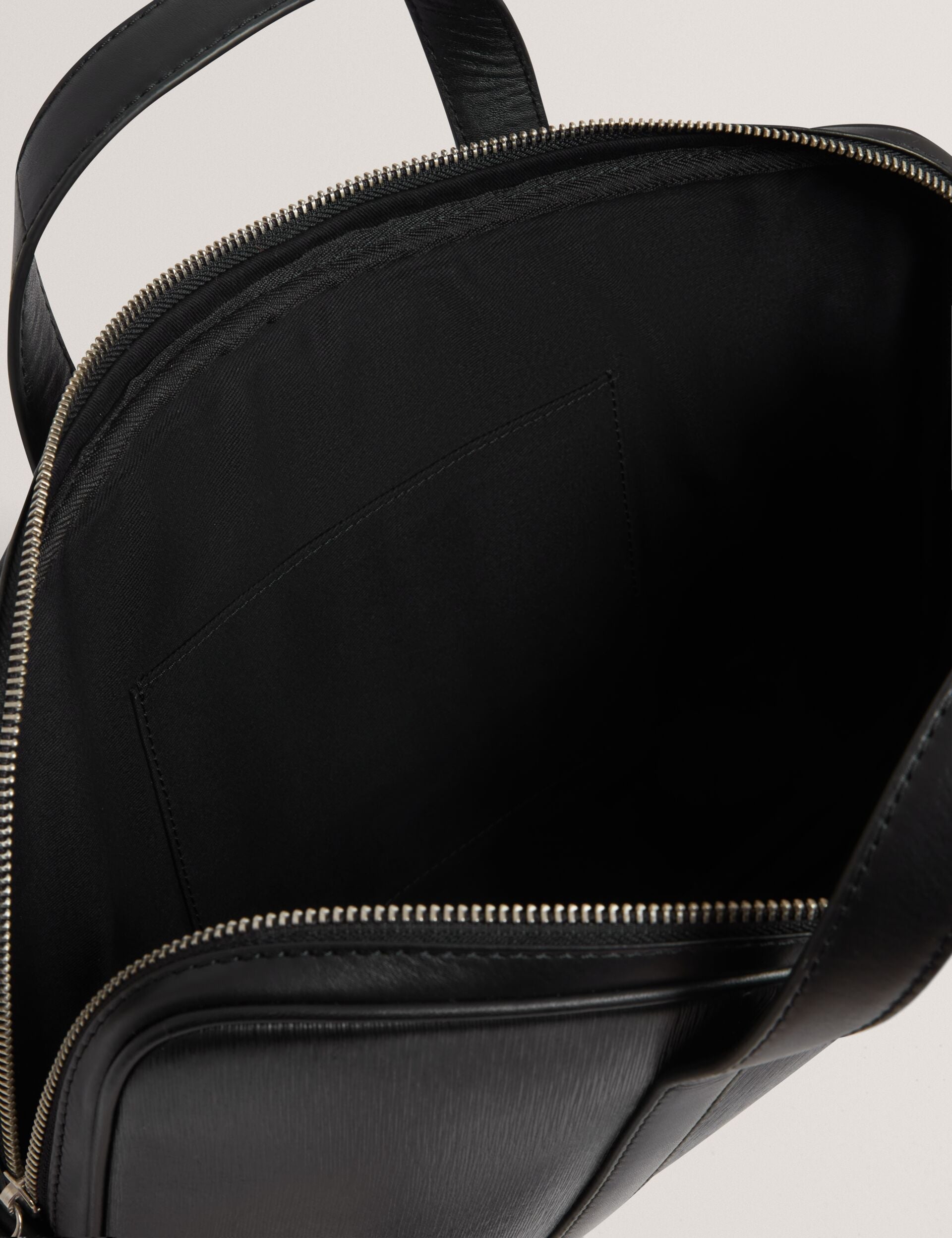Ted Baker Baylon Bark Grained Leather 15Inch Laptop Bag
