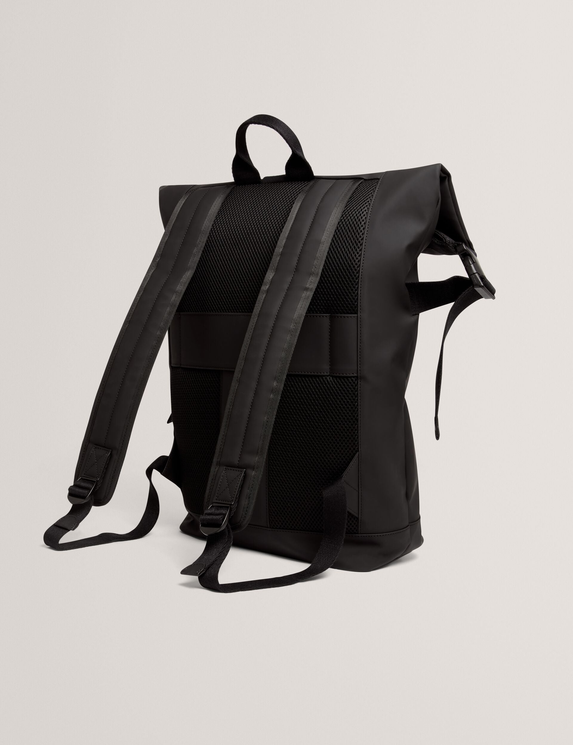 Ted Baker Rivers Rubberised Pu Roll Top Backpack