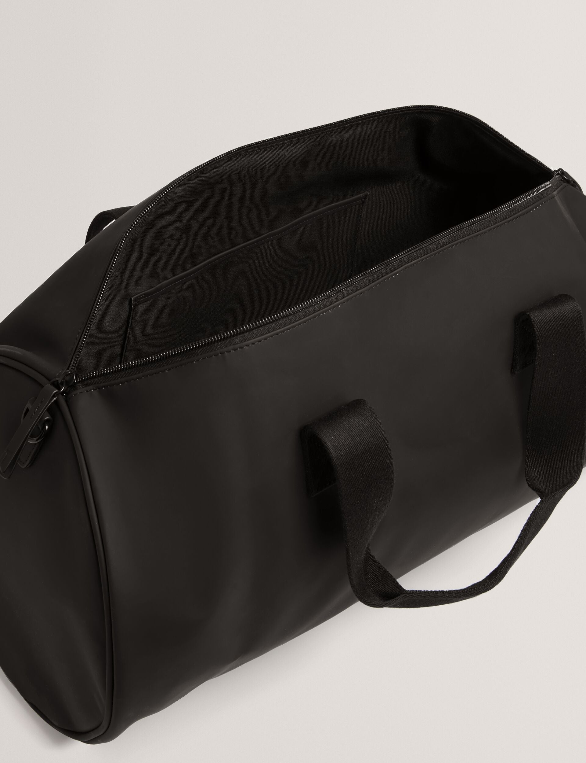 Ted Baker Ryland Rubberised Pu Barrel Holdall Bag