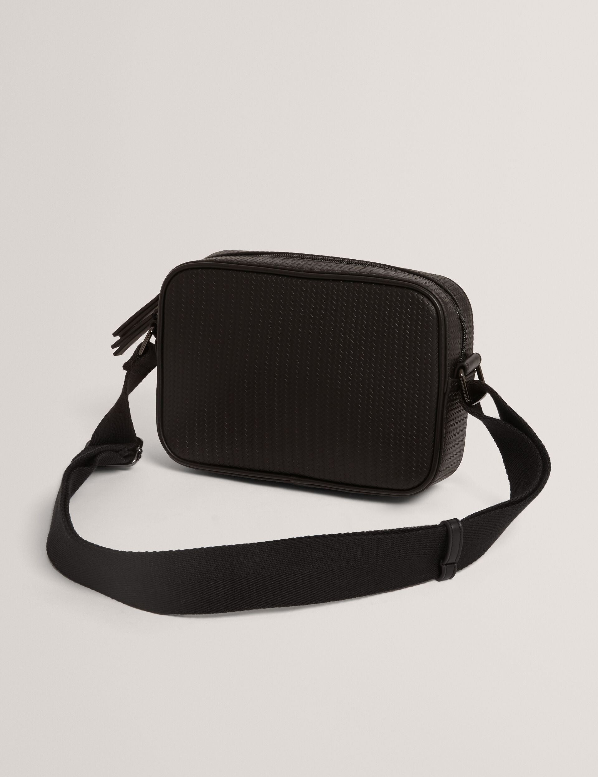 Ted Baker Walt Striped Woven Pu Crossbody Bag