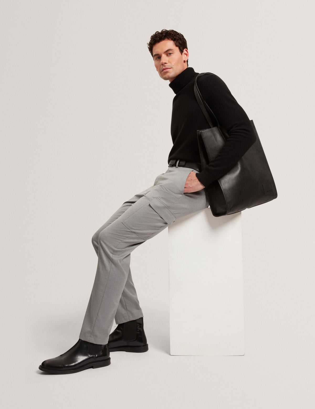 Ted Baker Lional Slim Fit Smart Cargo Trousers