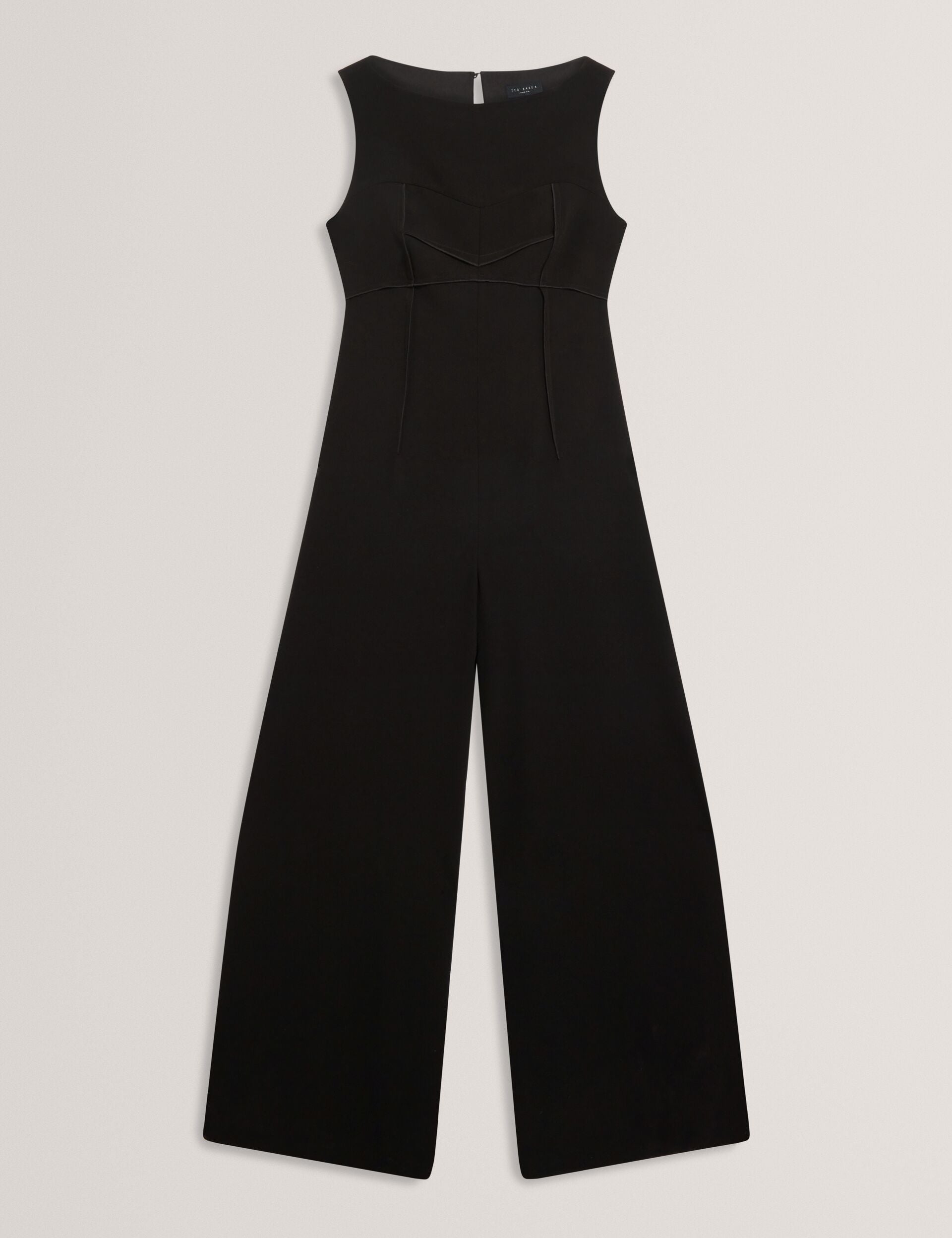 Ted Baker Liivia Corset Detail Sleeveless Wide Leg Jumpsuit Women's