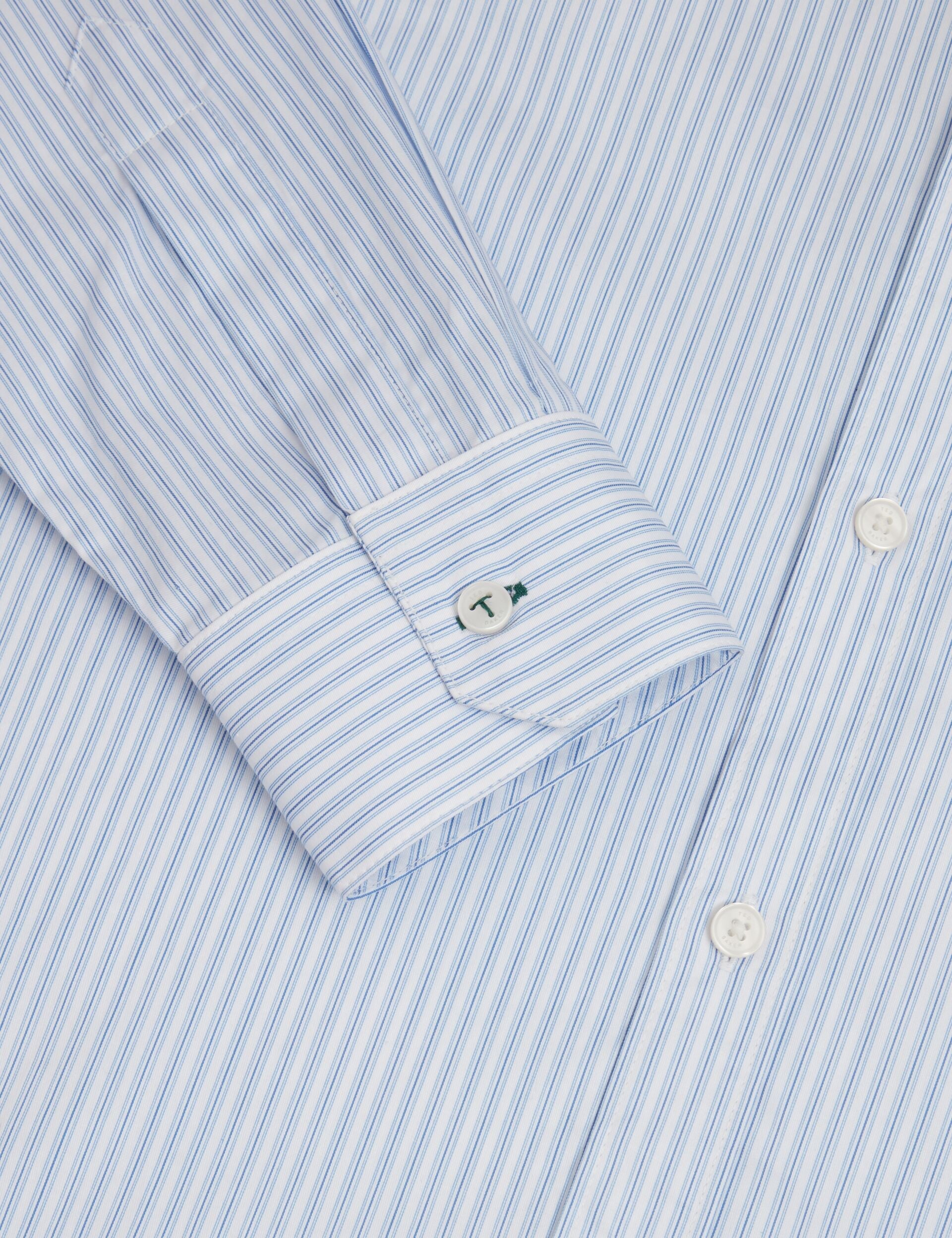 Ted Baker Sohoe Striped Cotton Long Sleeve Shirt