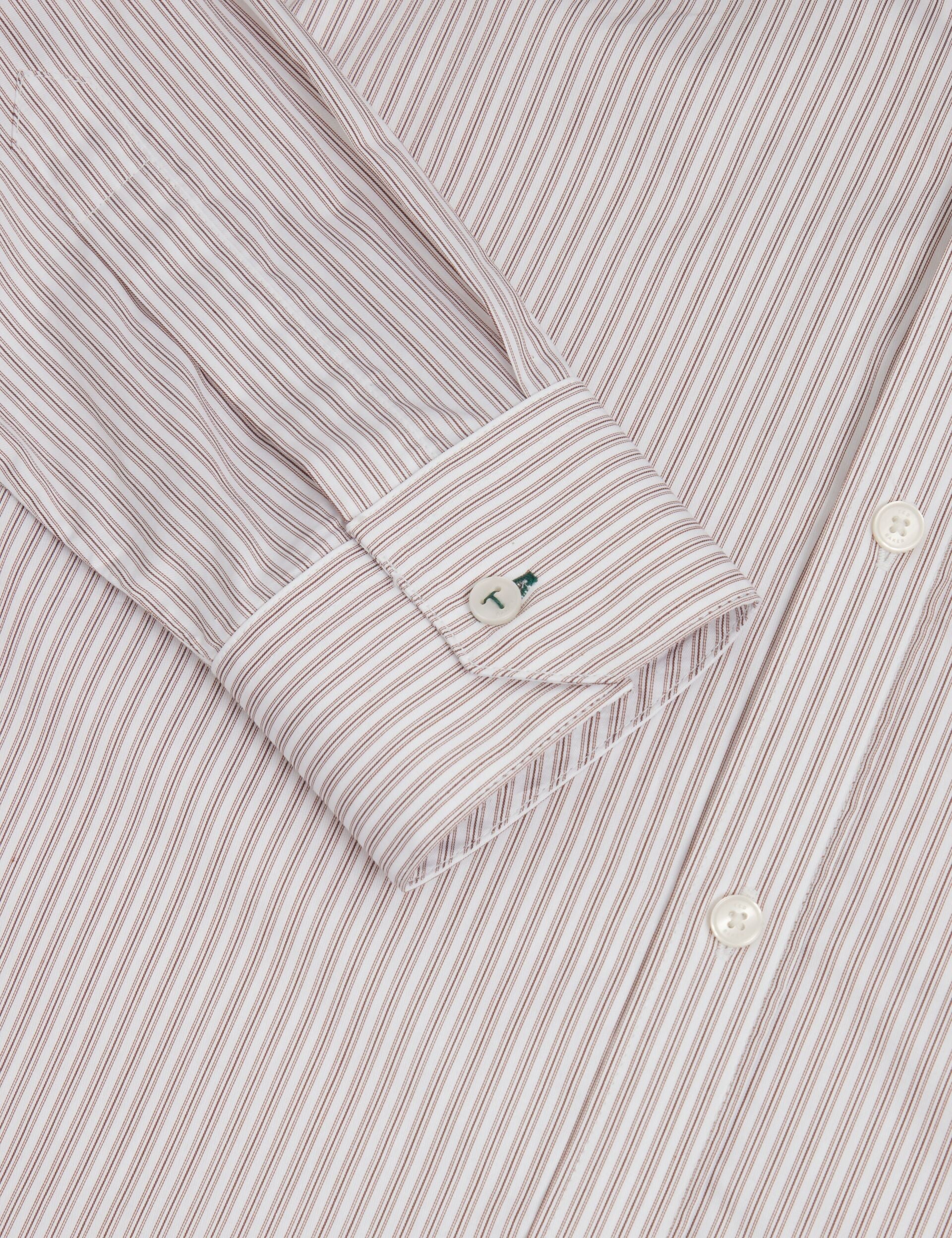 Ted Baker Sohoe Striped Cotton Long Sleeve Shirt