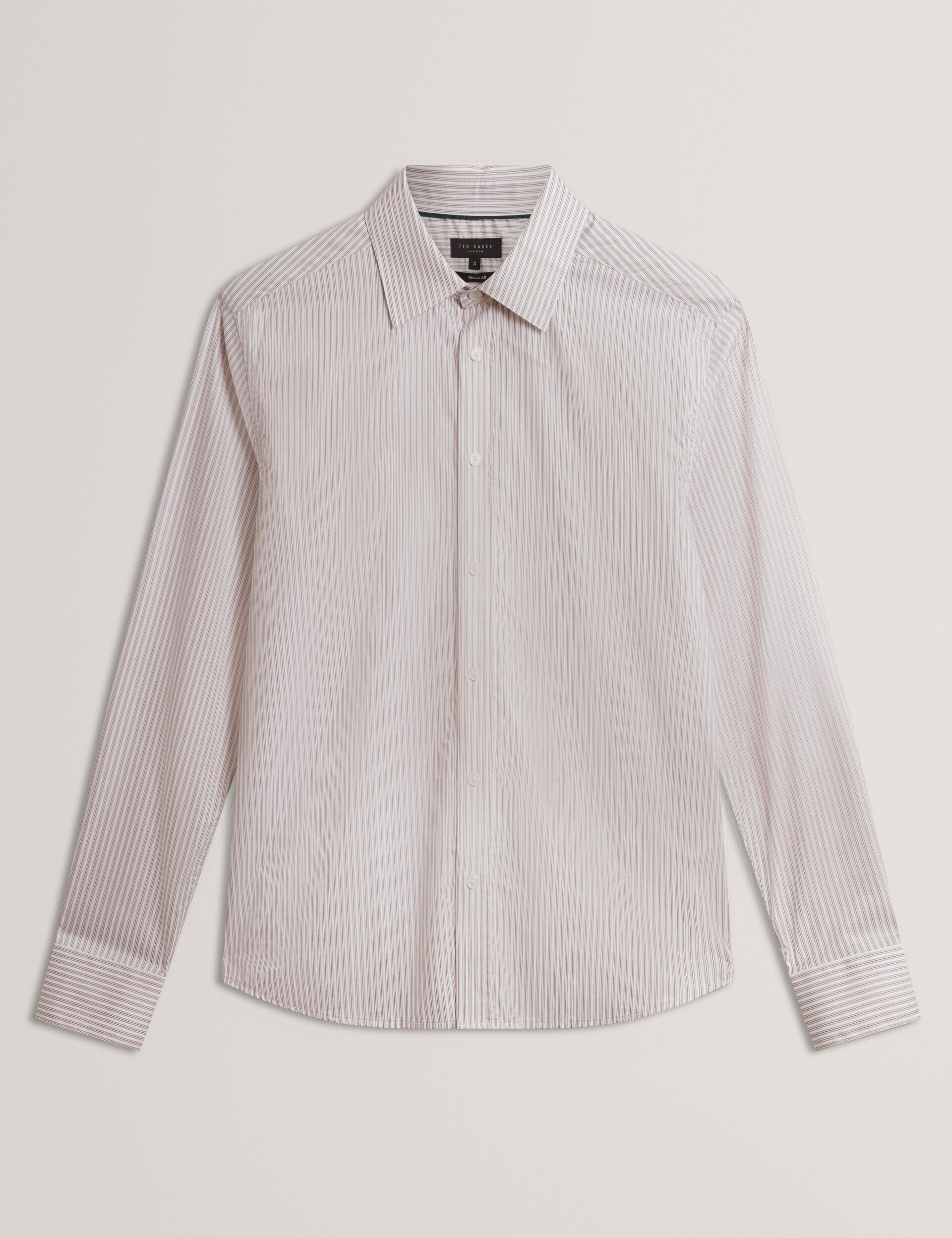 Ted Baker Sohoe Striped Cotton Long Sleeve Shirt