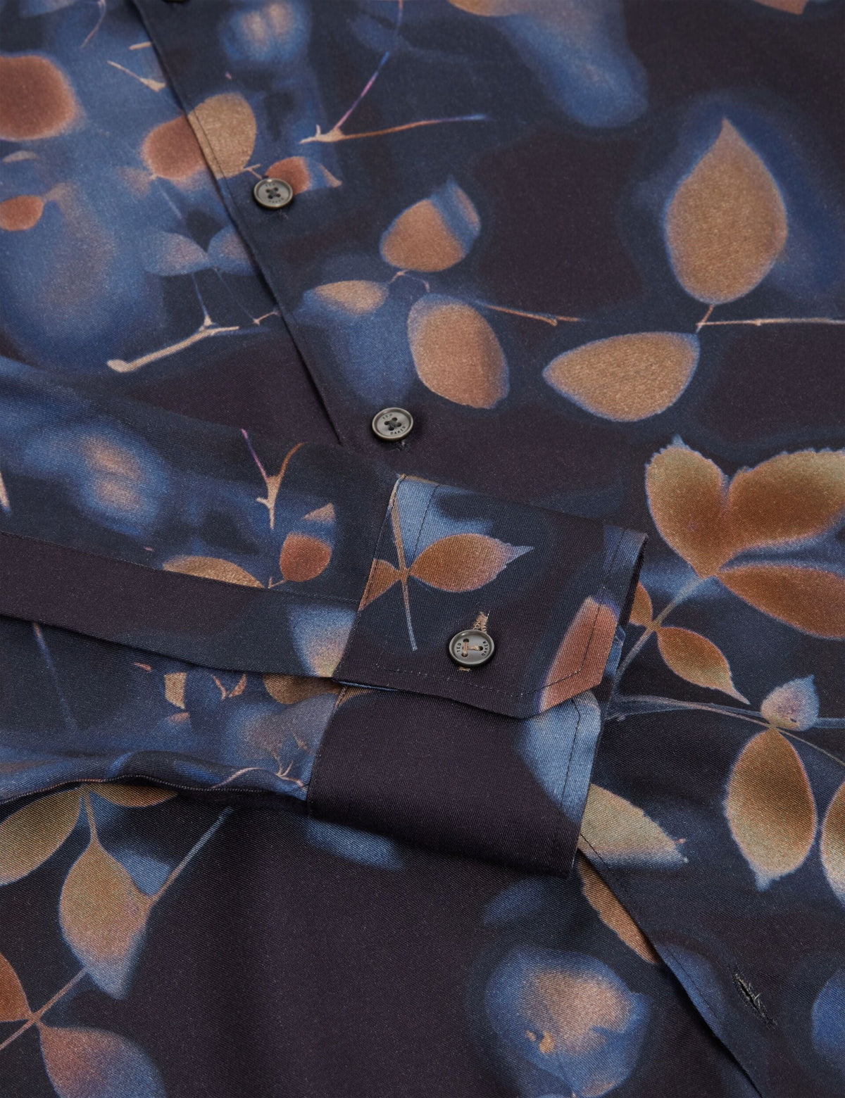 Ted Baker Kalmill Photograhic Leaf Print Regular Fit Shirt