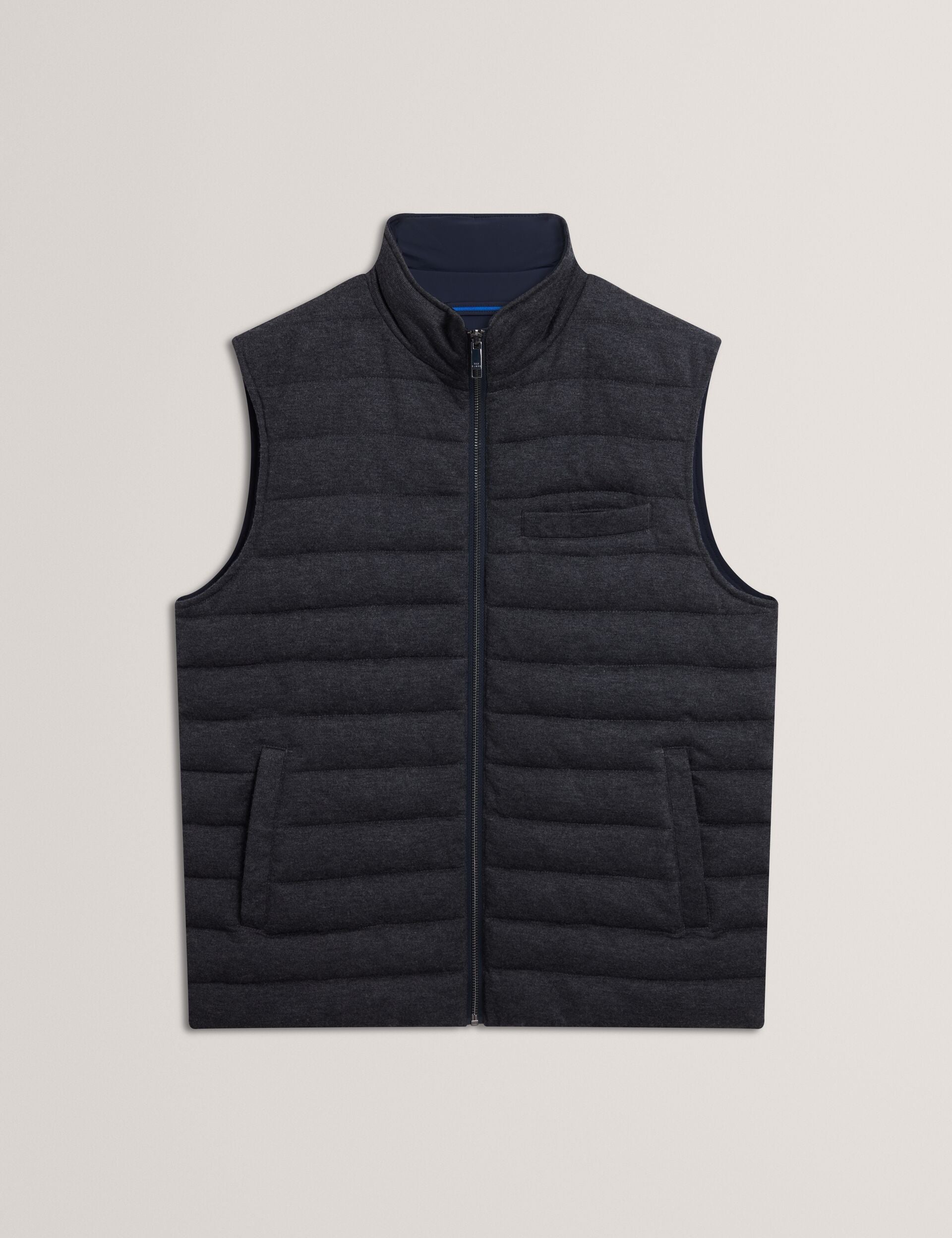 Ted Baker Doppel Reversible Fine Knit Quilted Gilet