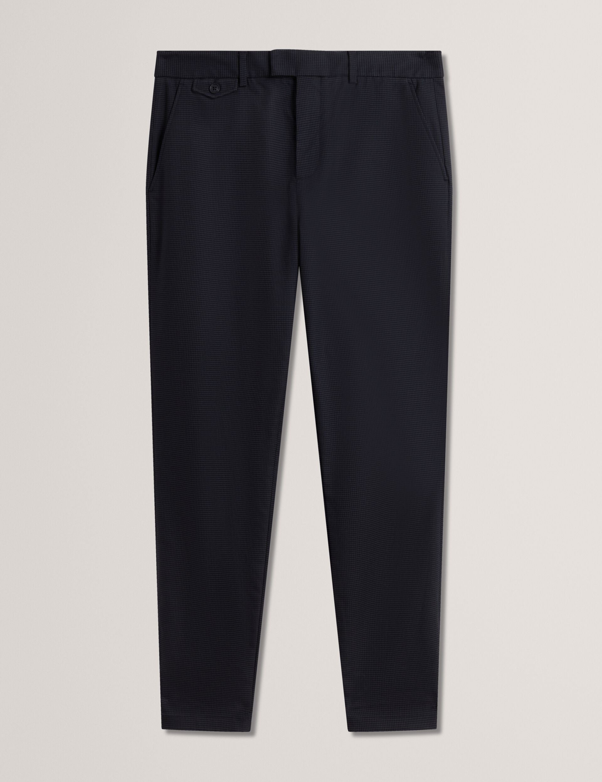 Ted Baker Brunit Slim Fit Puppytooth Check Trousers