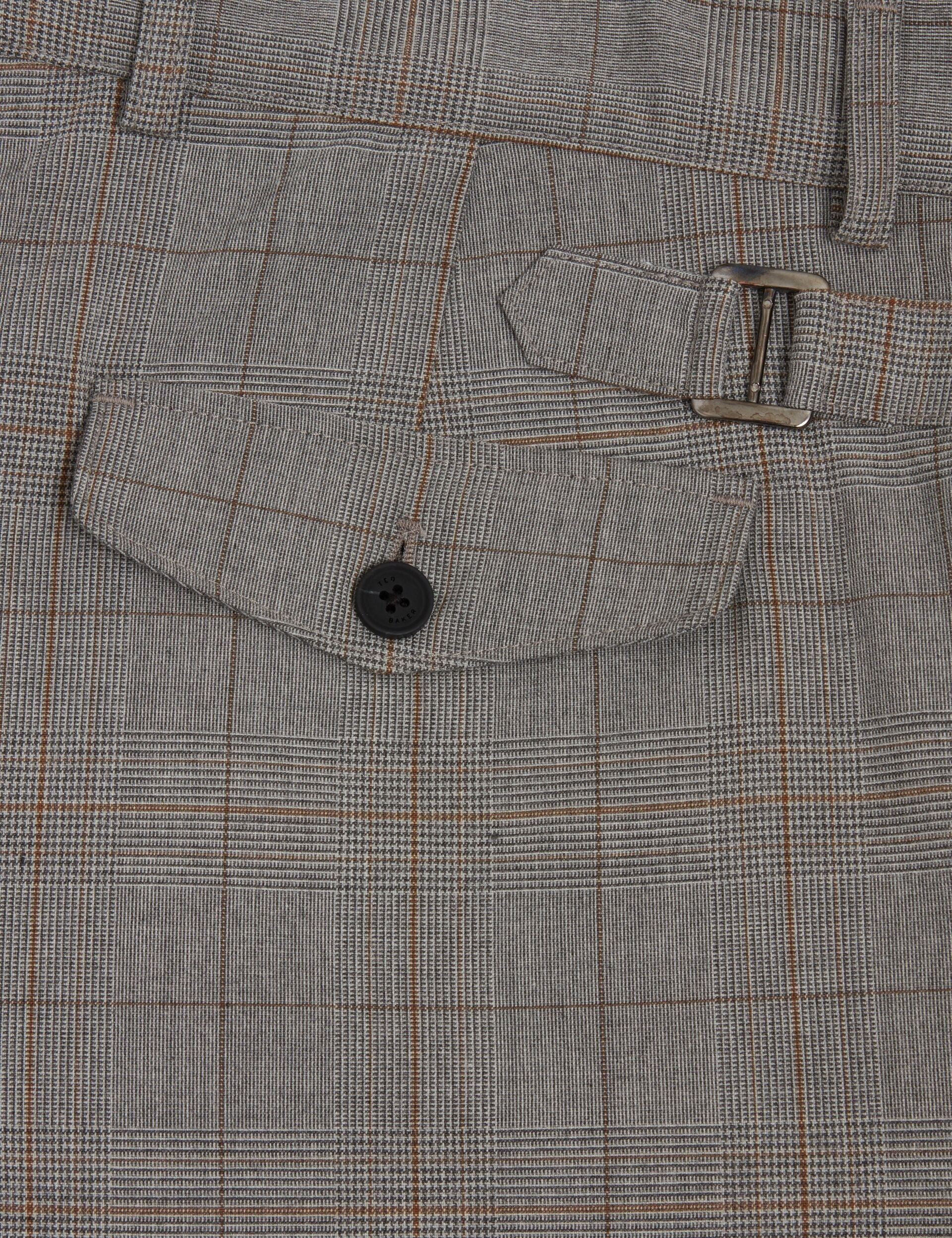 Ted Baker Nathain Glen Check Pleat Front Trousers