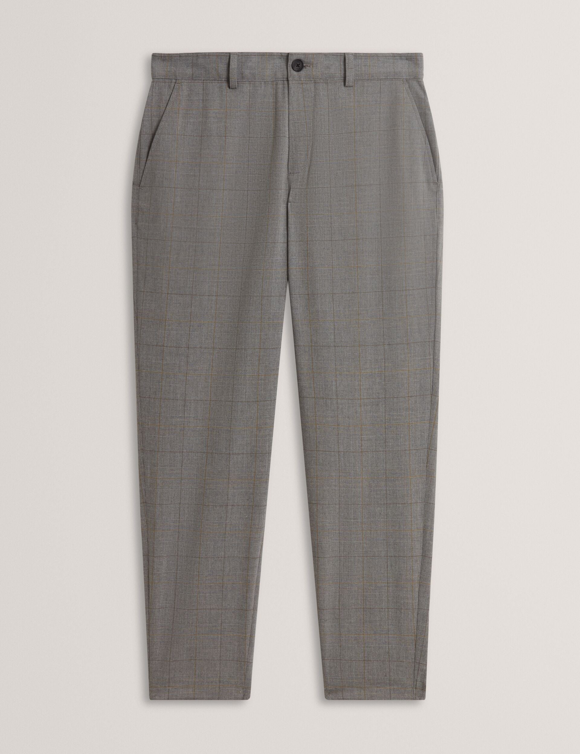 Ted Baker Nathain Glen Check Pleat Front Trousers