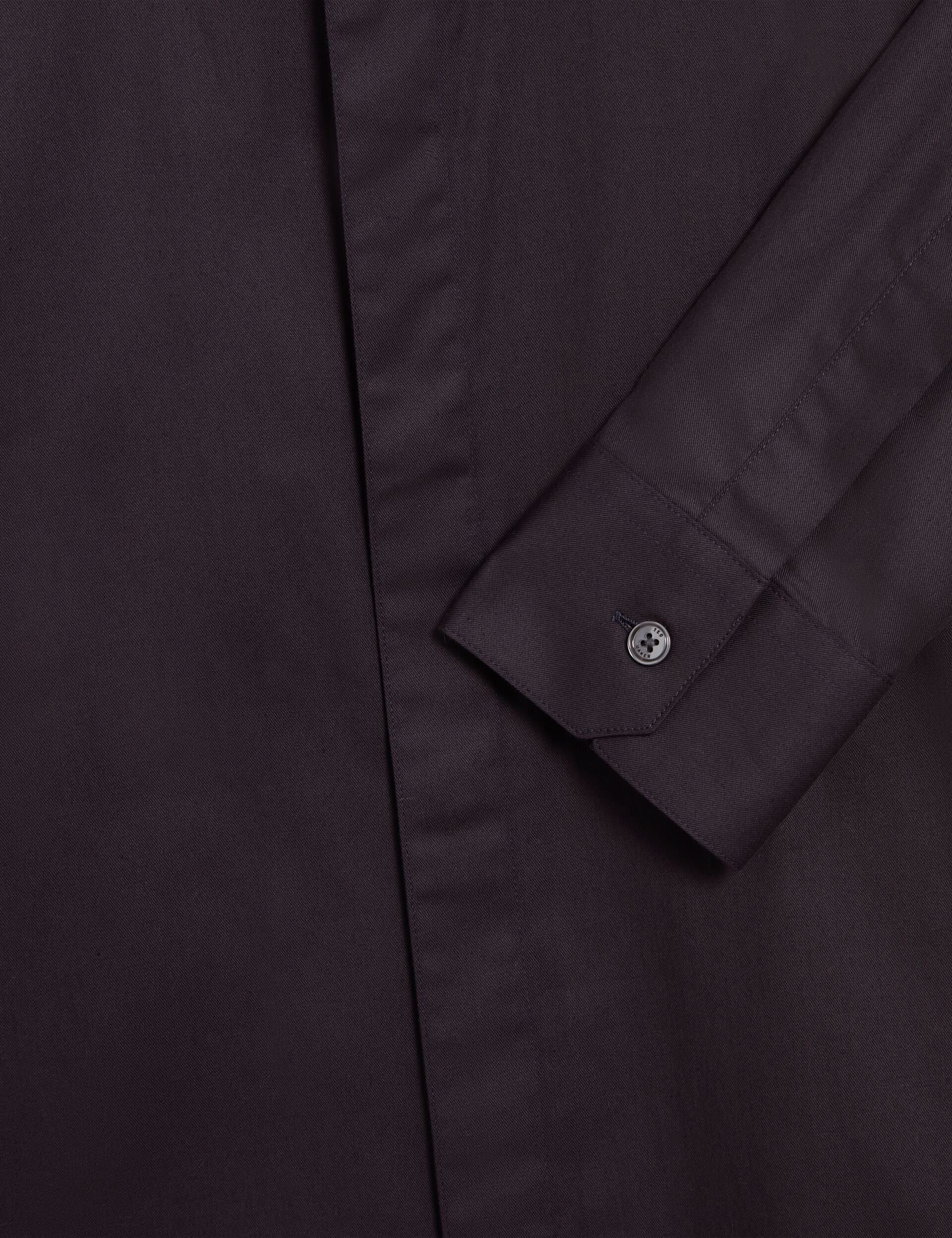 Ted Baker Tibor Covered Placket Long Sleeve Cotton Shirt