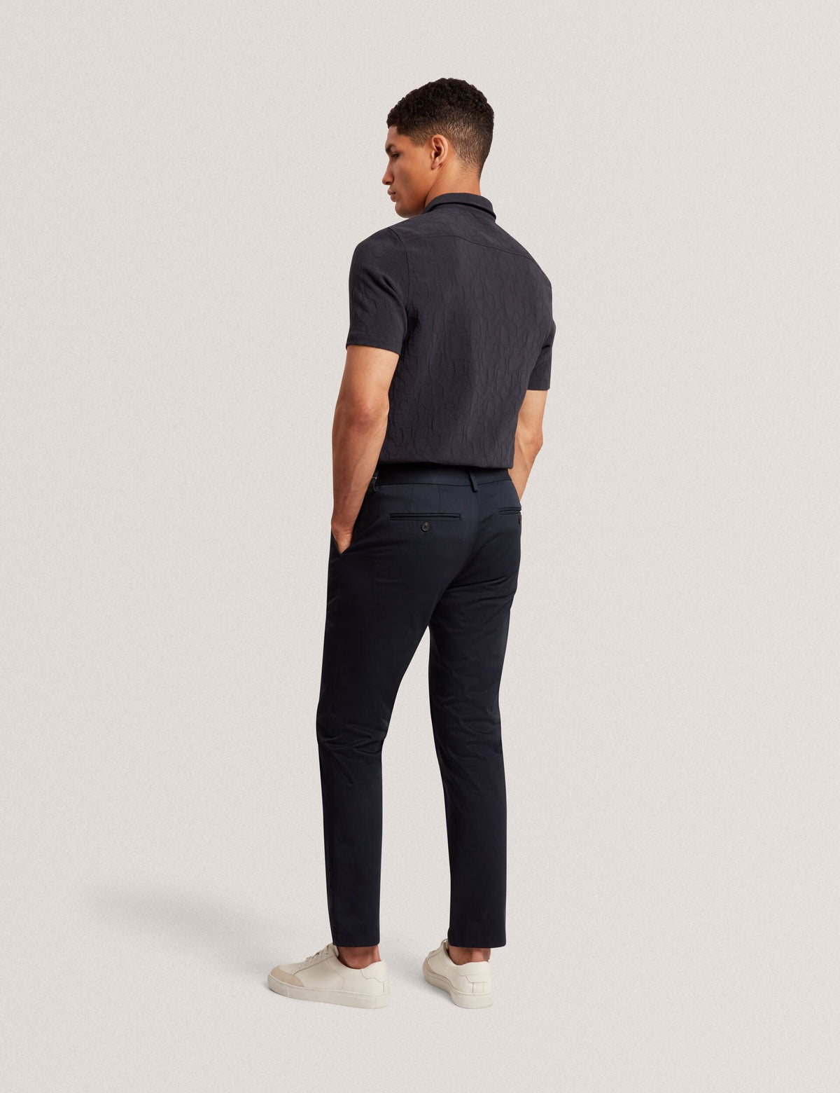 Ted Baker Chipi Relaxed Fit Jacquard Texture Shirt