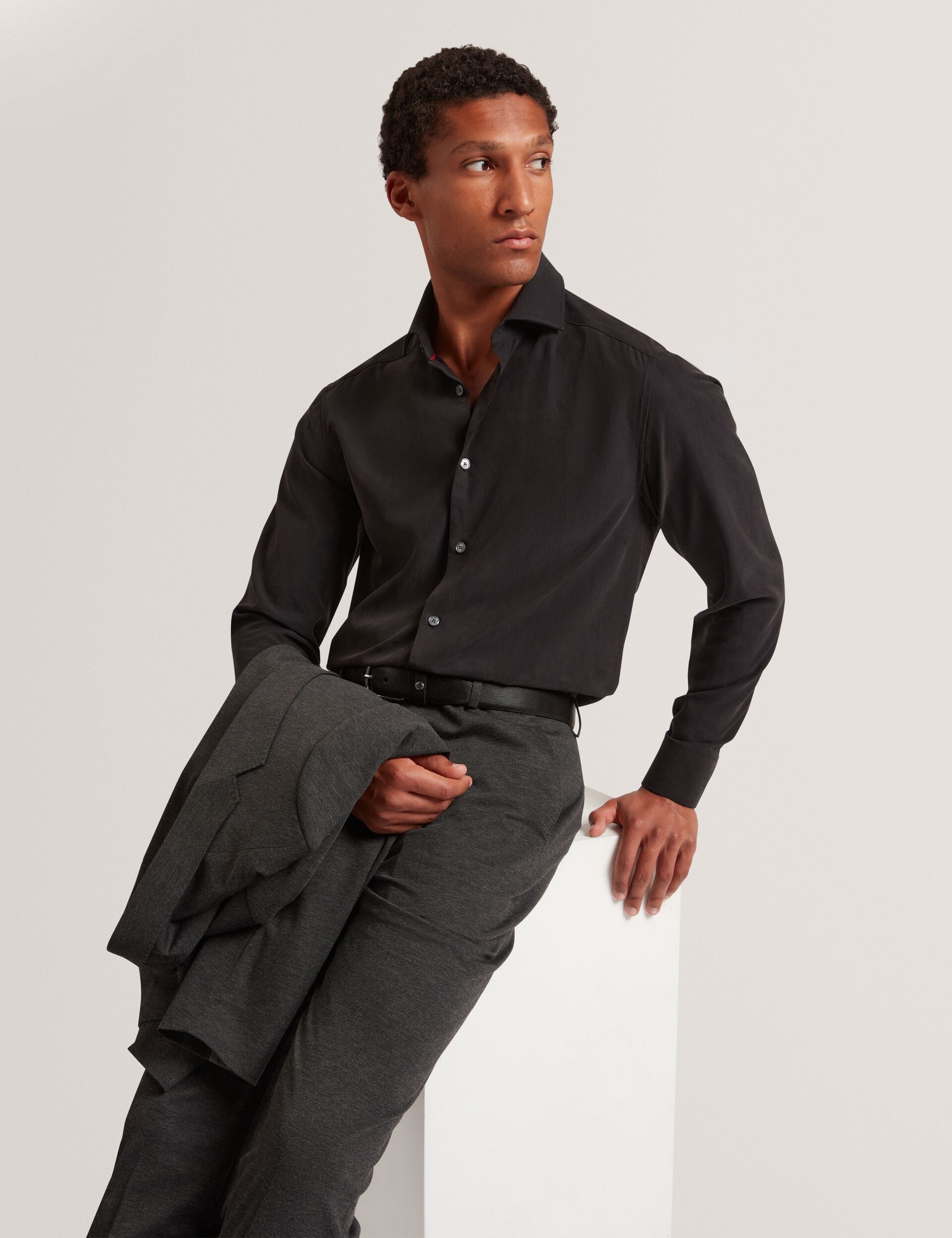 Ted Baker Valtine Regular Fit Smart Woven Long Sleeve Shirt