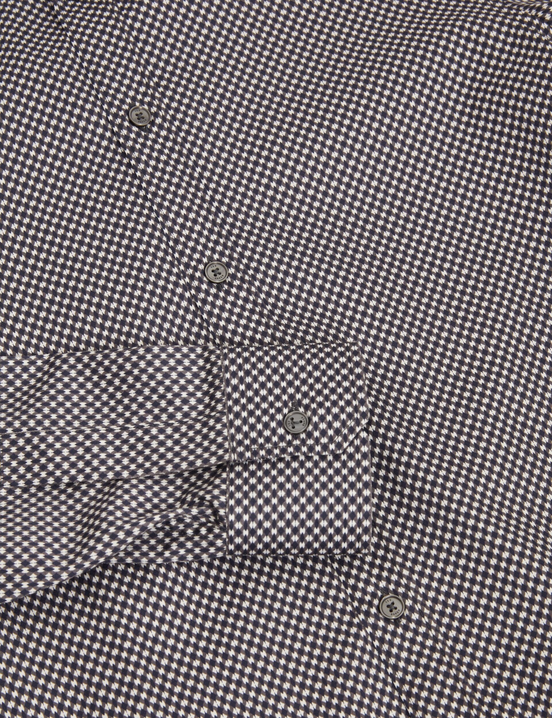 Ted Baker Jozef Slim Fit Micro Geometric Print Shirt