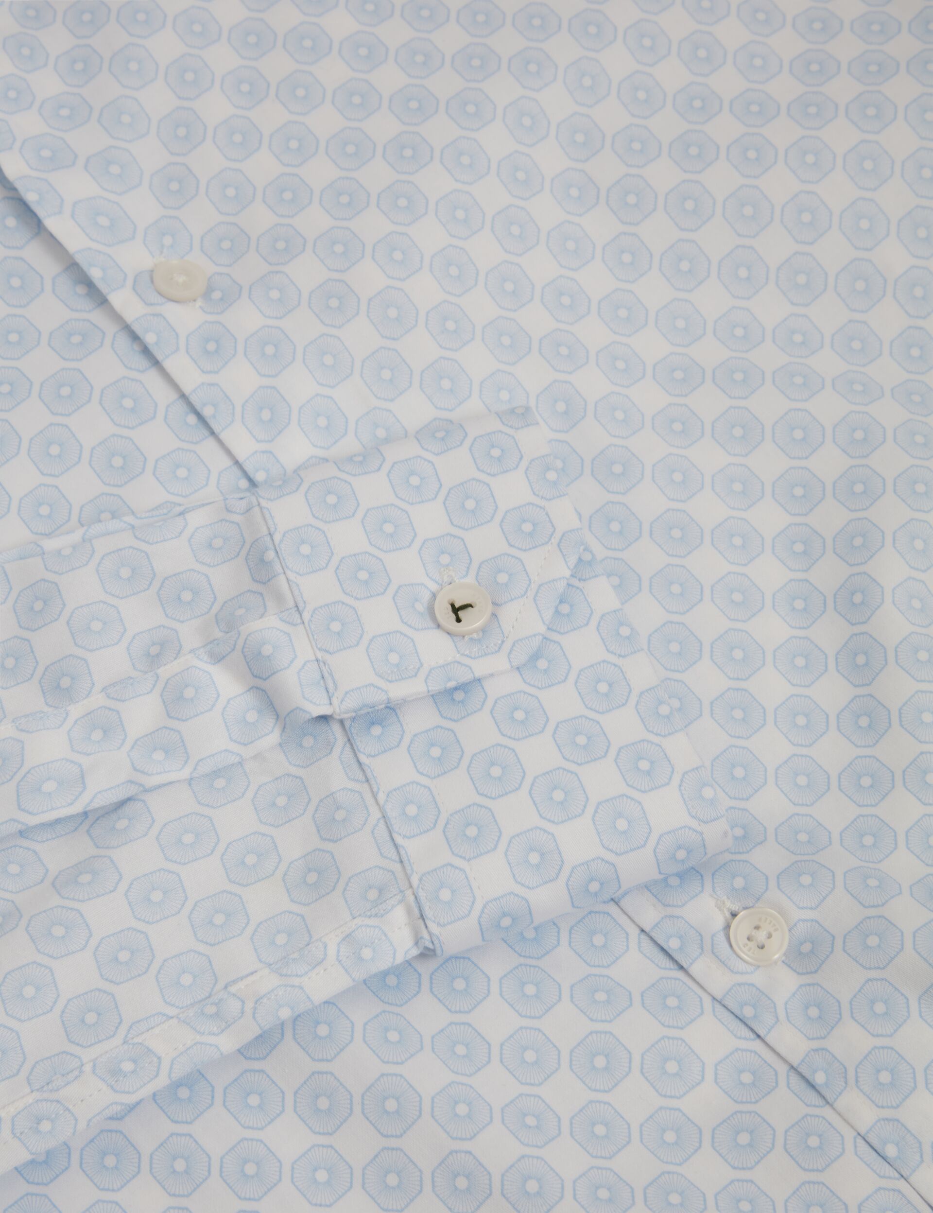 Ted Baker Sef Slim Fit Geometric Circle Print Shirt