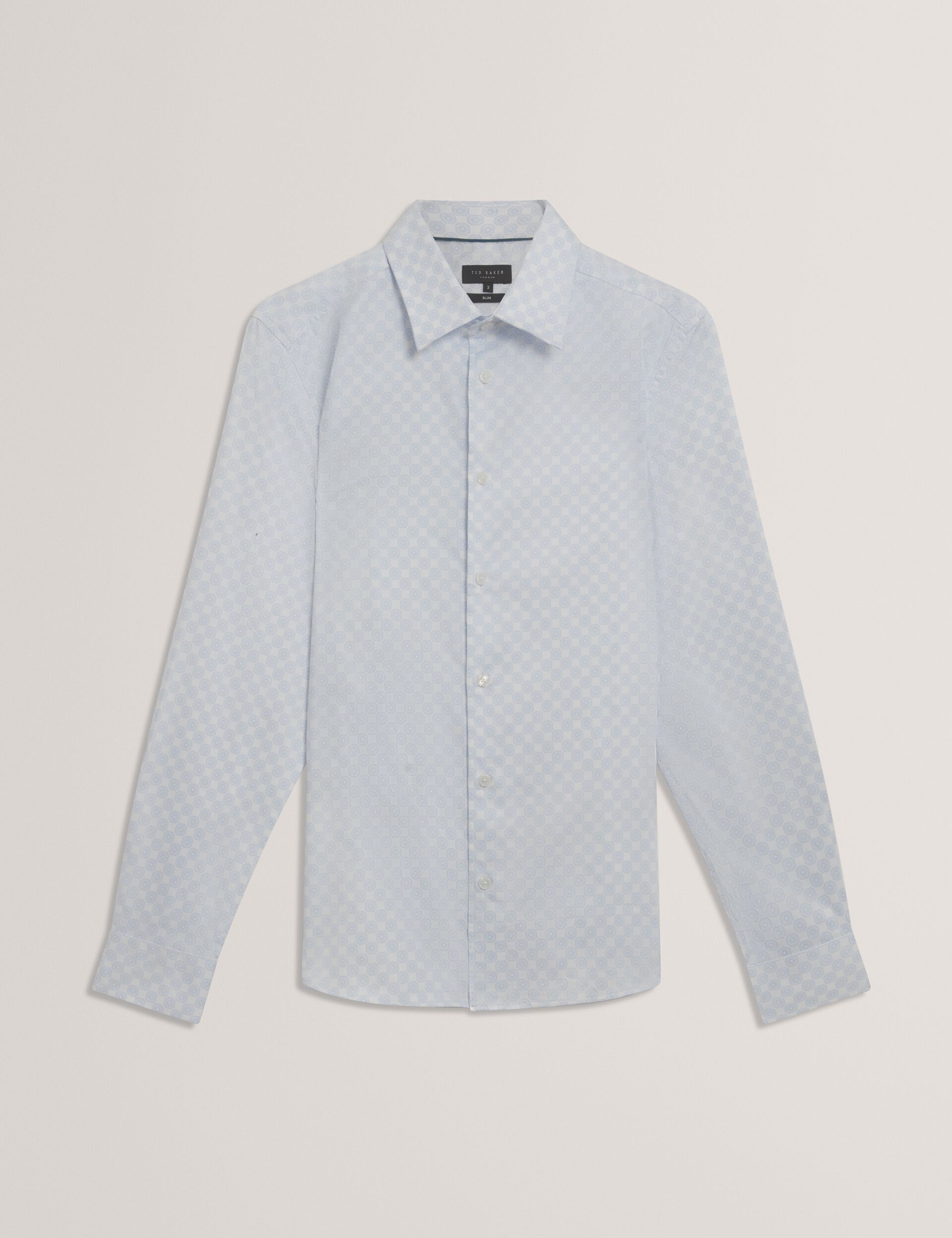 Ted Baker Sef Slim Fit Geometric Circle Print Shirt
