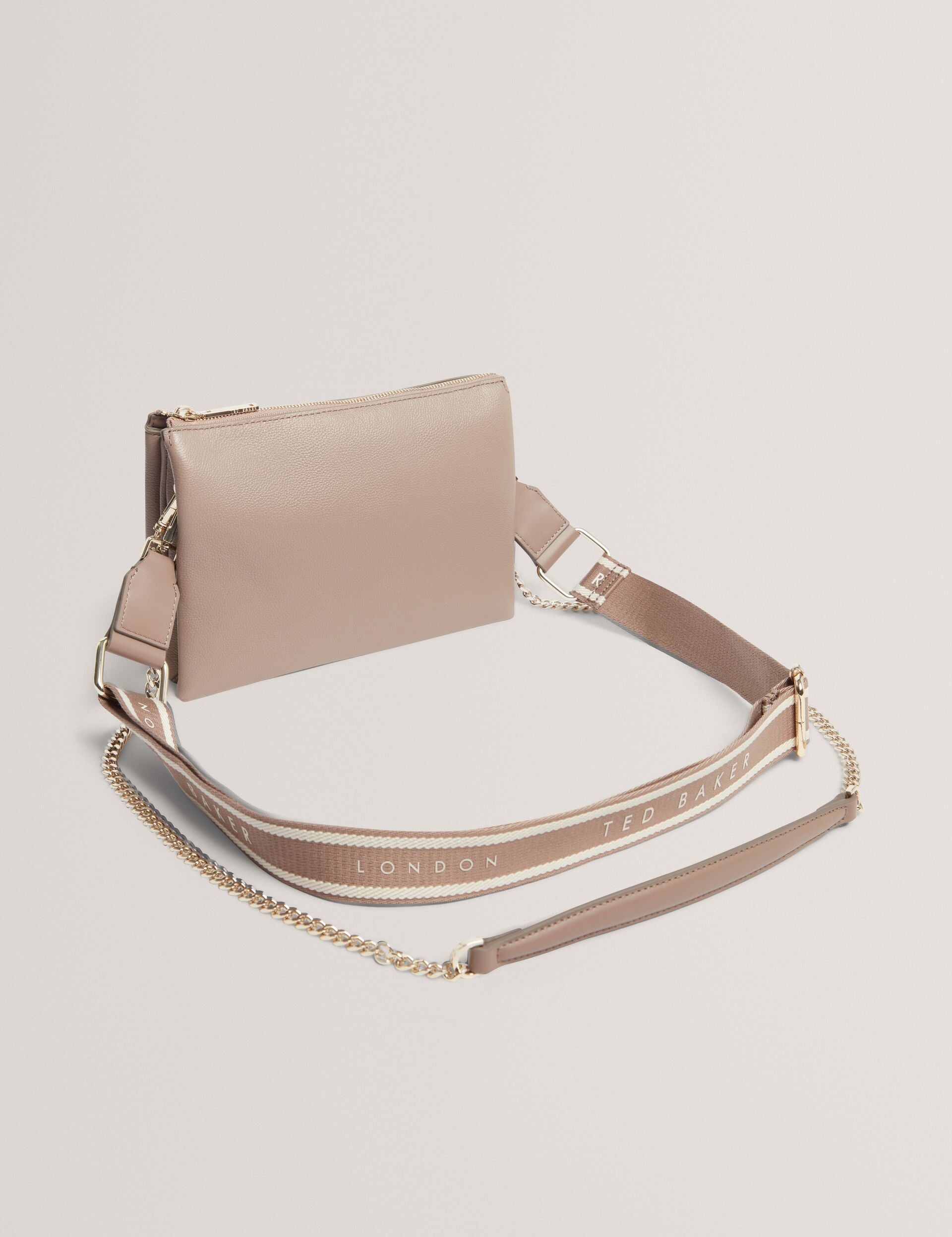 Ted Baker Larinda Webbing Strap Leather Crossbody Bag Women's