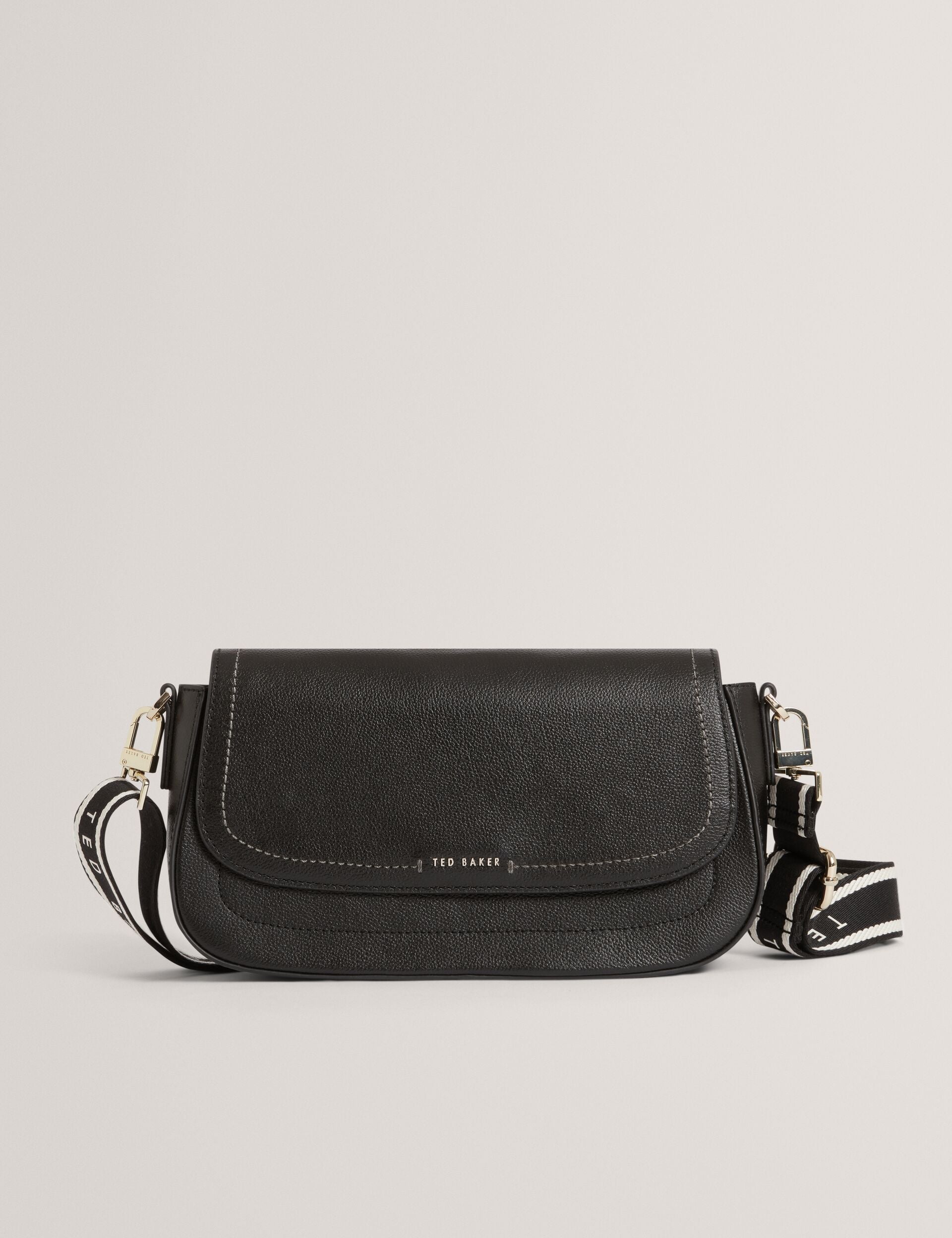Ted Baker Louiize Webbing Leather Baguette Crossbody Bag Women's