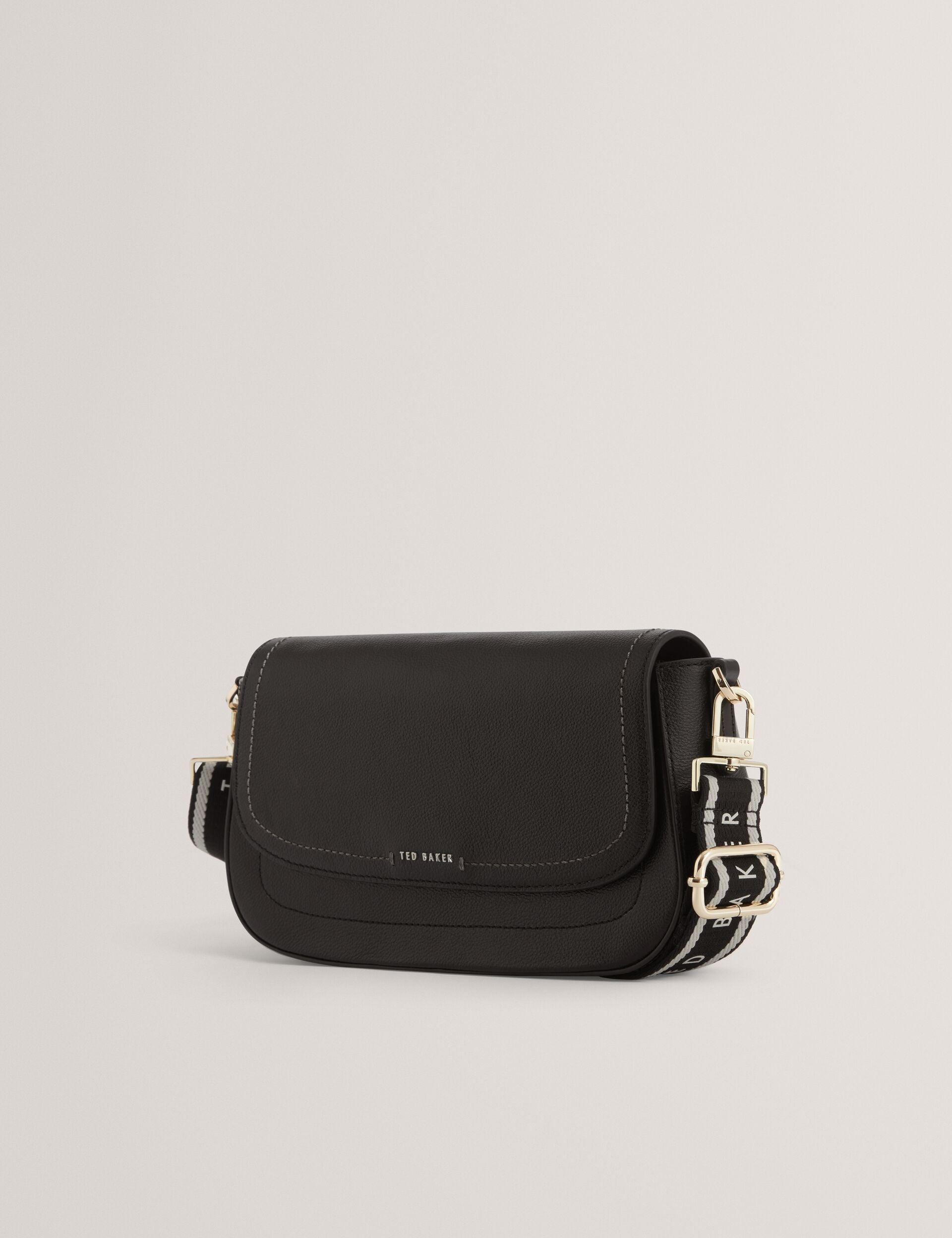 Ted Baker Louiize Webbing Leather Baguette Crossbody Bag Women's
