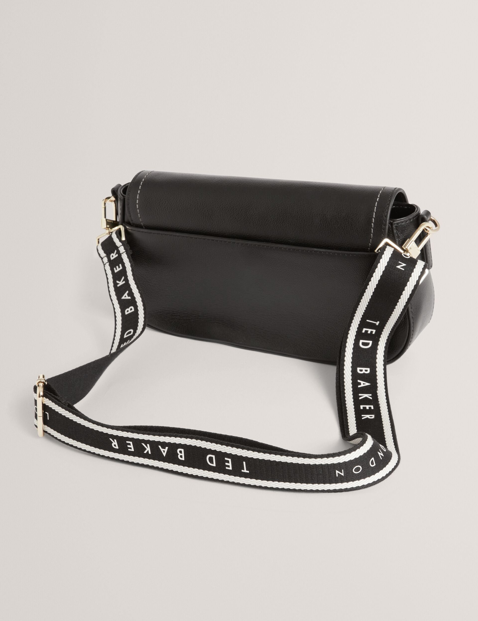 Ted Baker Louiize Webbing Leather Baguette Crossbody Bag Women's