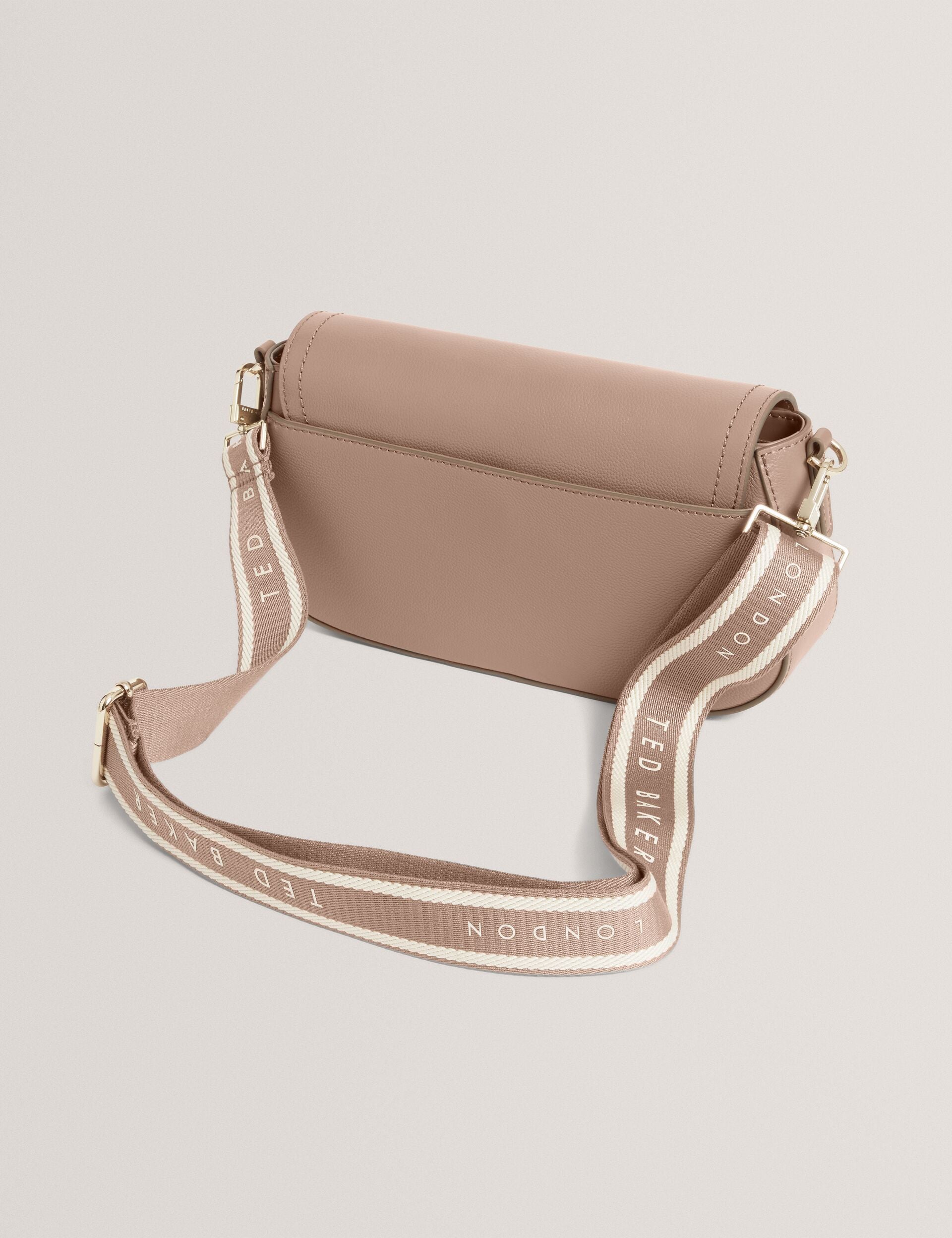 Ted Baker Louiize Webbing Leather Baguette Crossbody Bag Women's