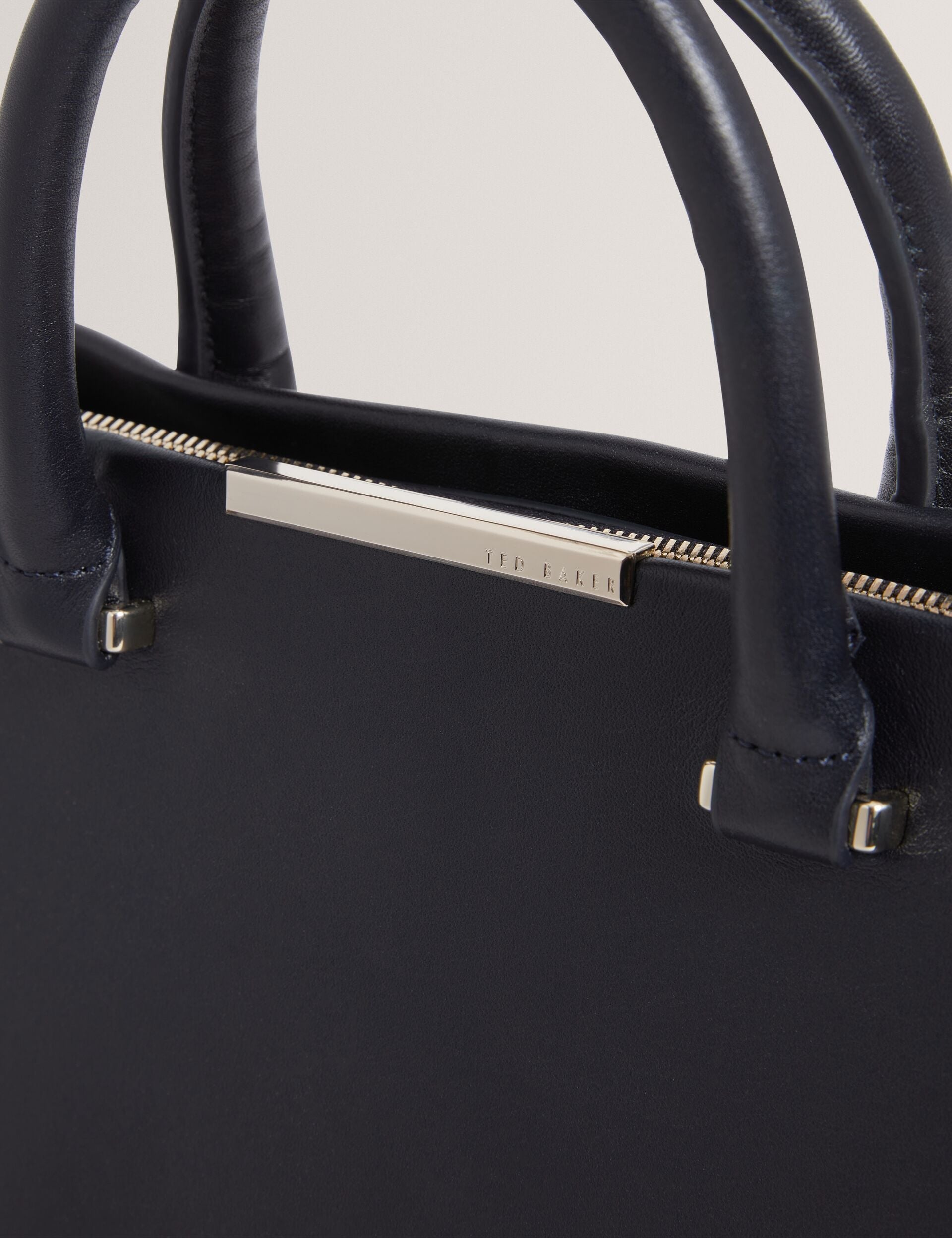 Ted Baker Renaae Structured Leather Wide Tote Bag Women's