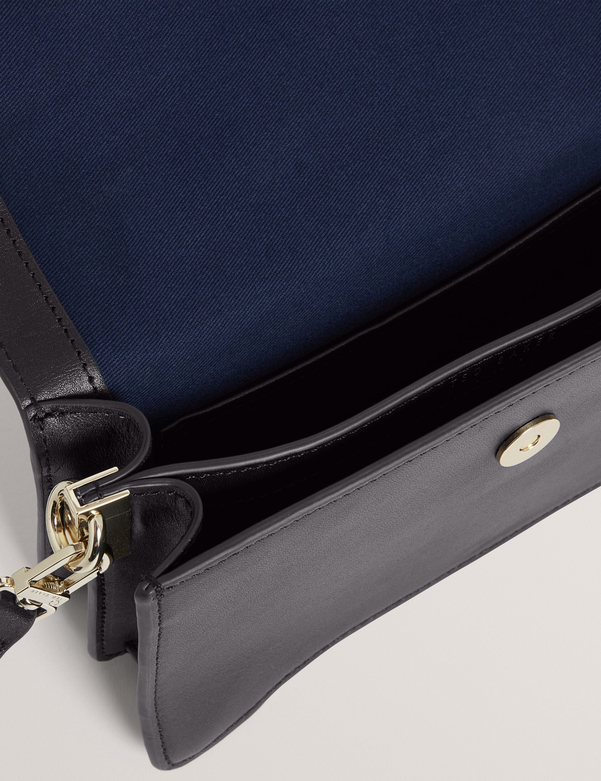 Ted Baker Rhaae Bar Detail Leather Elongated Top Handle Bag Women's