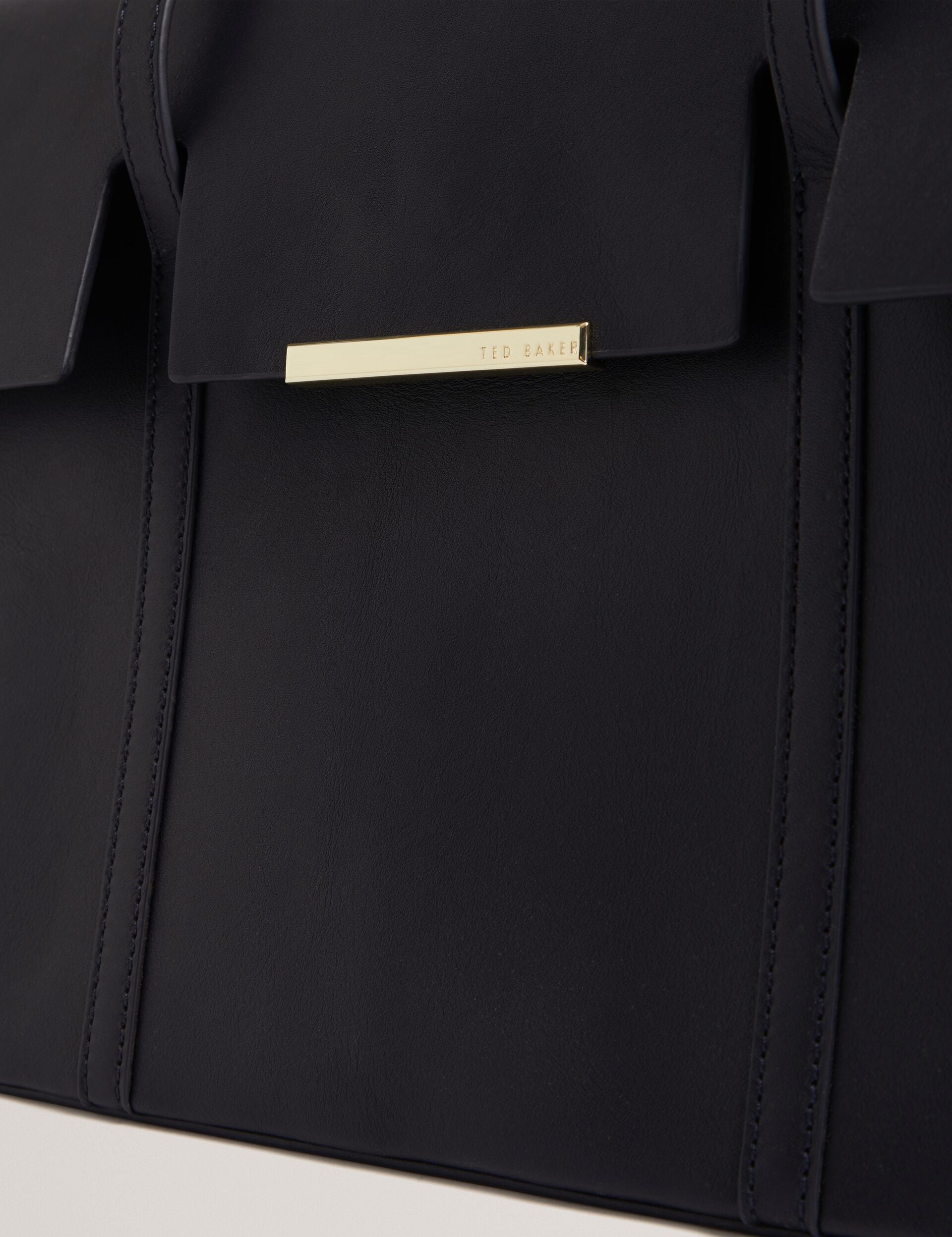 Ted Baker Rouse Leather Flap Top Elongated Shopper Bag Women's