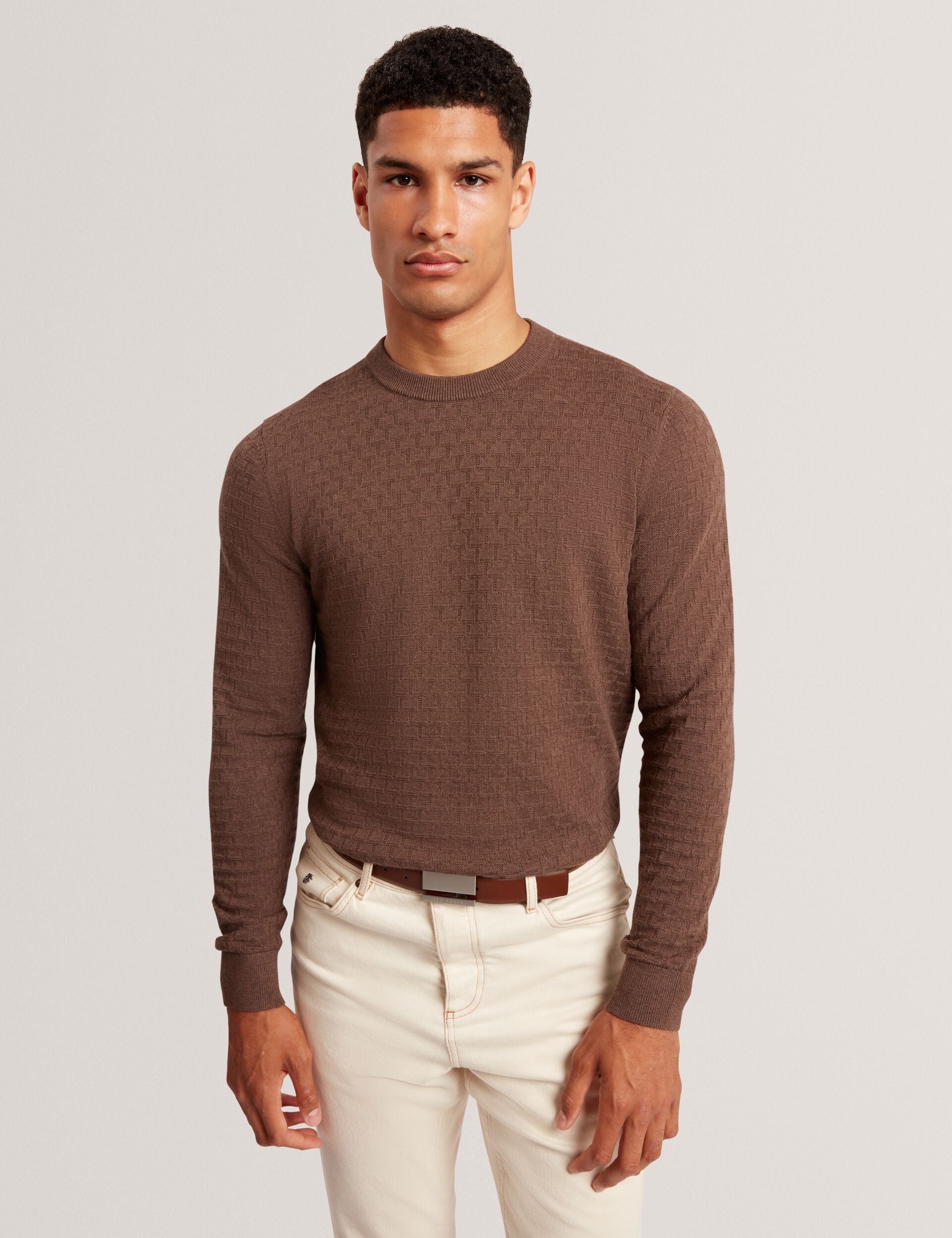 Ted Baker Sainsy T Stitch Crew Neck