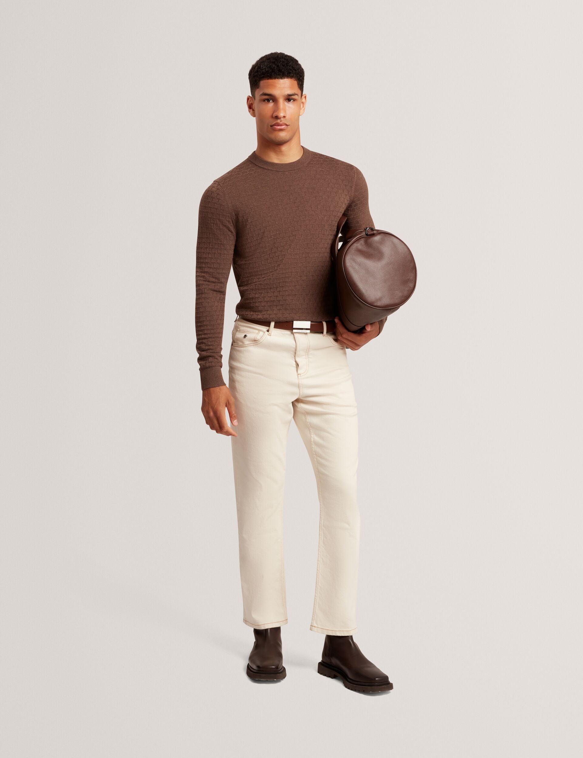 Ted Baker Sainsy T Stitch Crew Neck