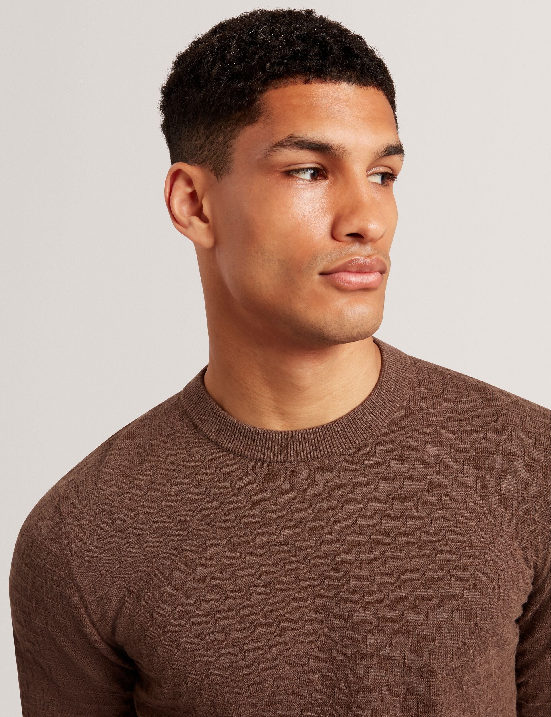 Ted Baker Sainsy T Stitch Crew Neck