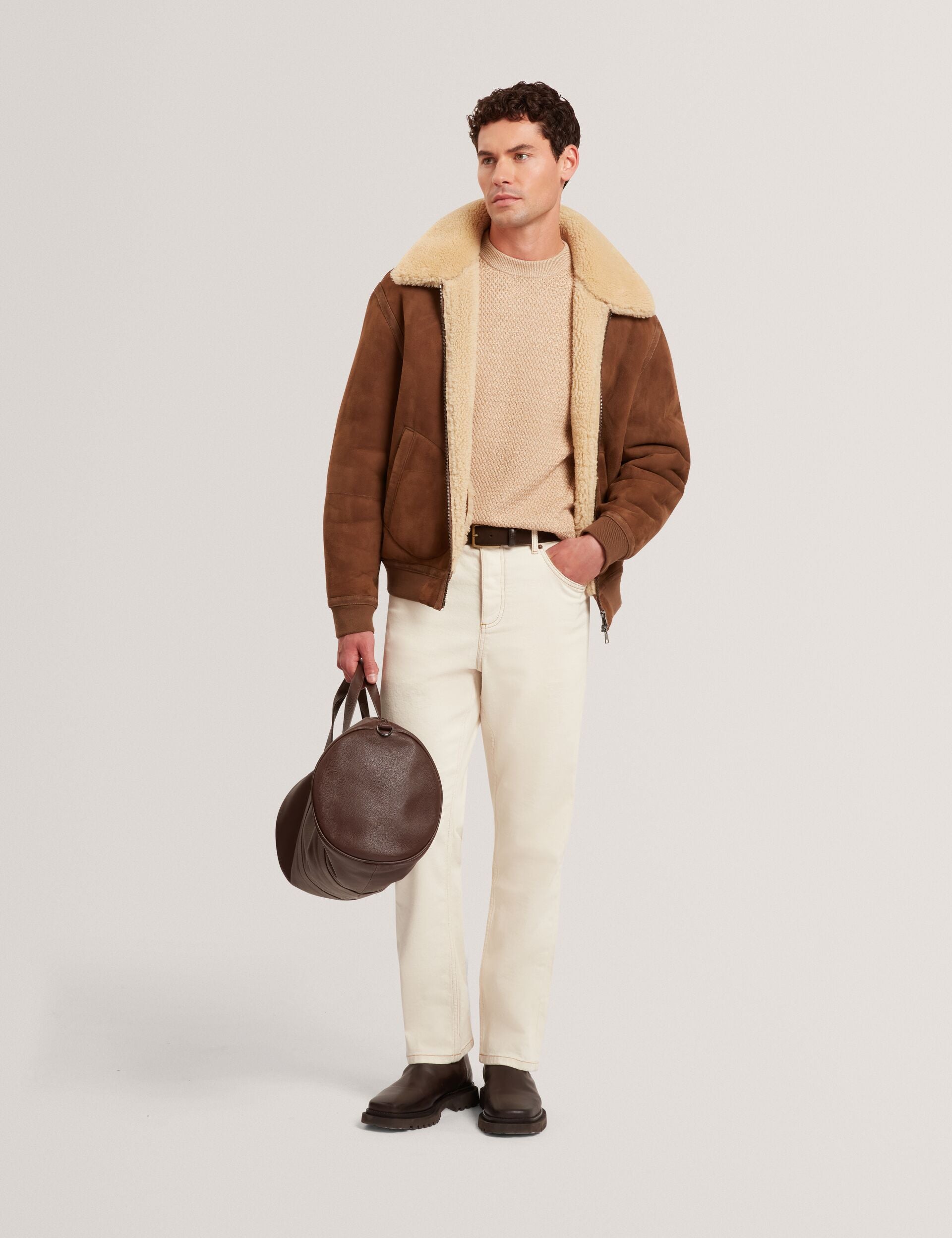 Ted Baker Monya Textured Stitch Marled Knit Jumper