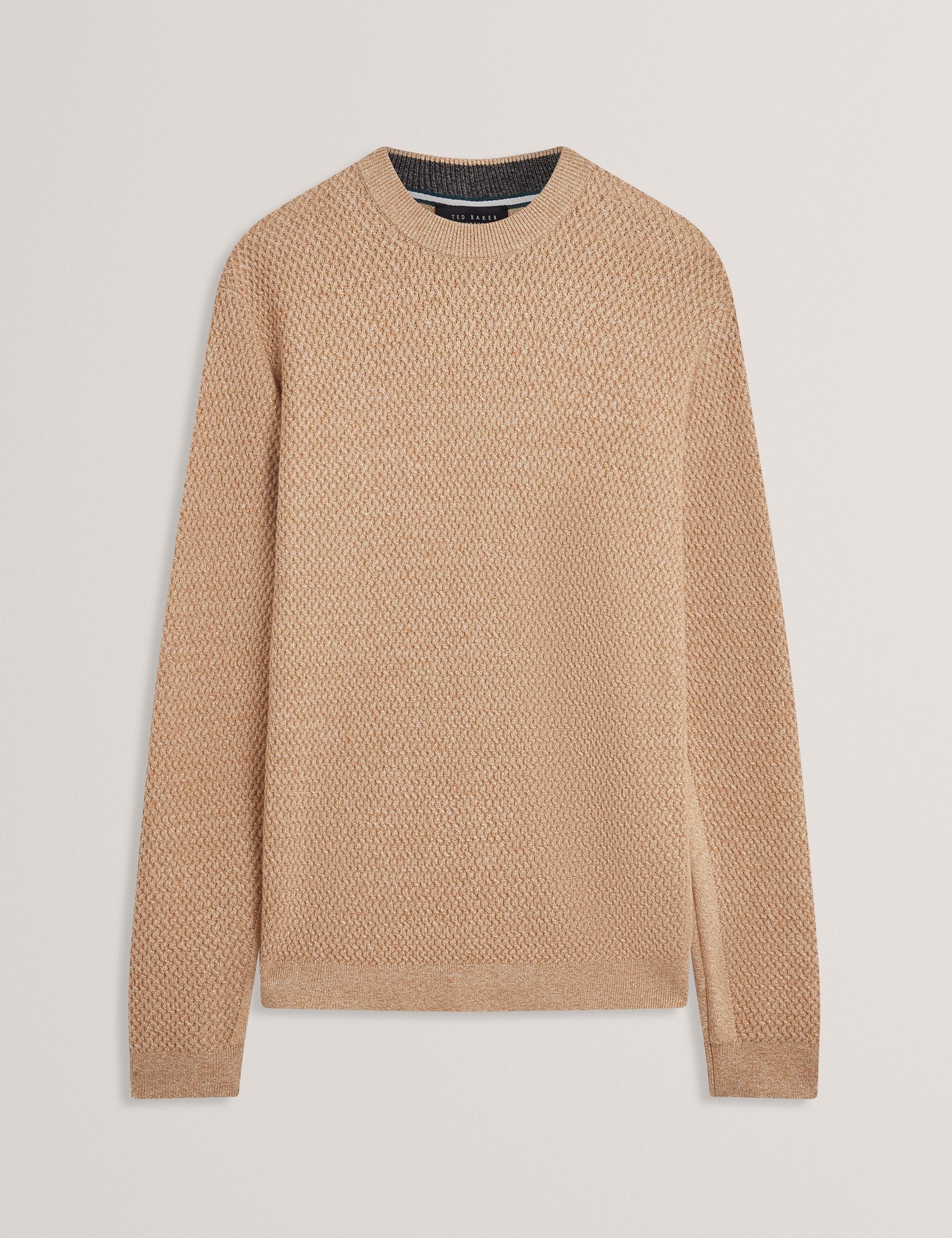 Ted Baker Monya Textured Stitch Marled Knit Jumper