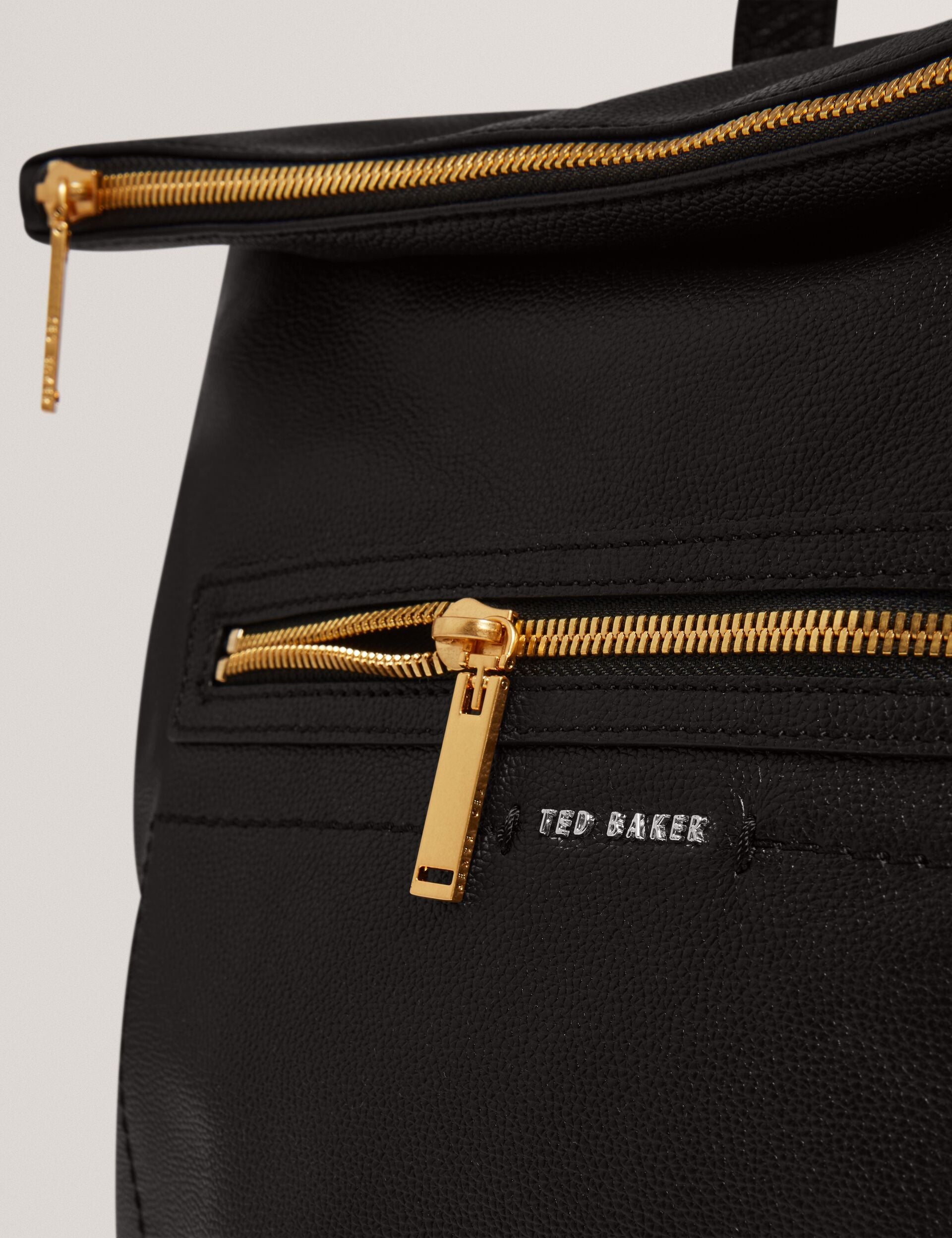 Ted Baker Luccea Branding Webbing Large Leather Backpack Women's