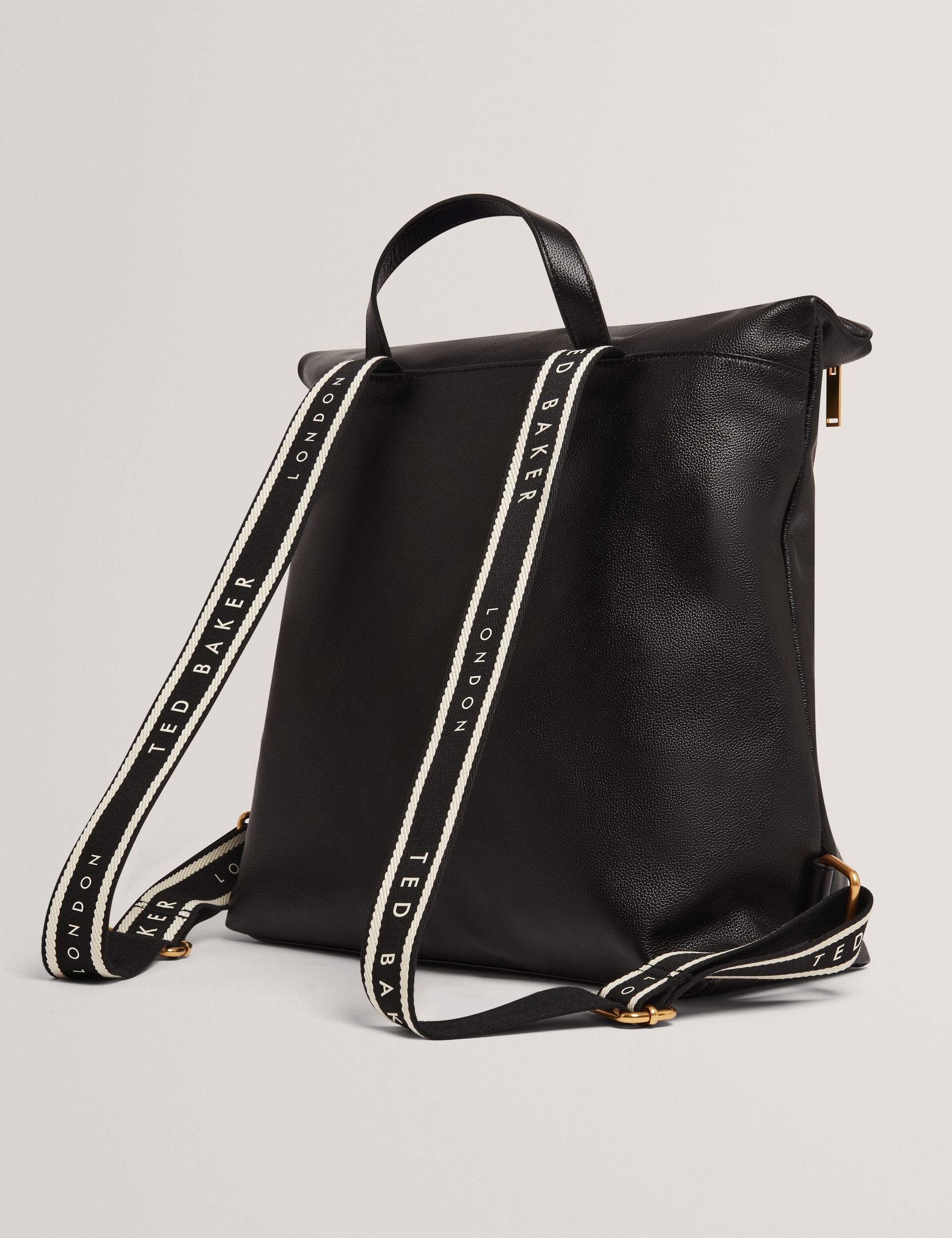 Ted Baker Luccea Branding Webbing Large Leather Backpack Women's