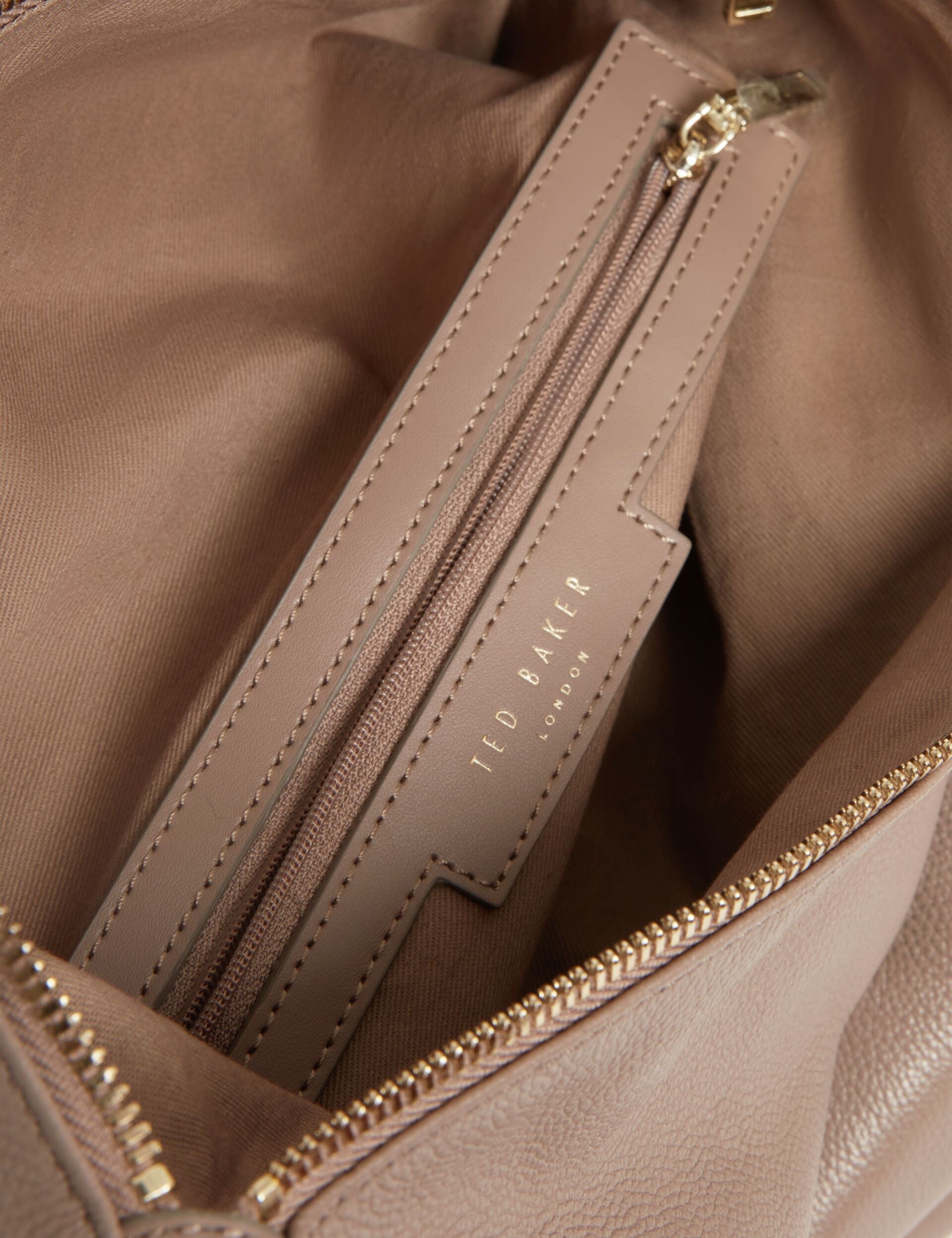 Ted Baker Luccea Branding Webbing Large Leather Backpack Women's