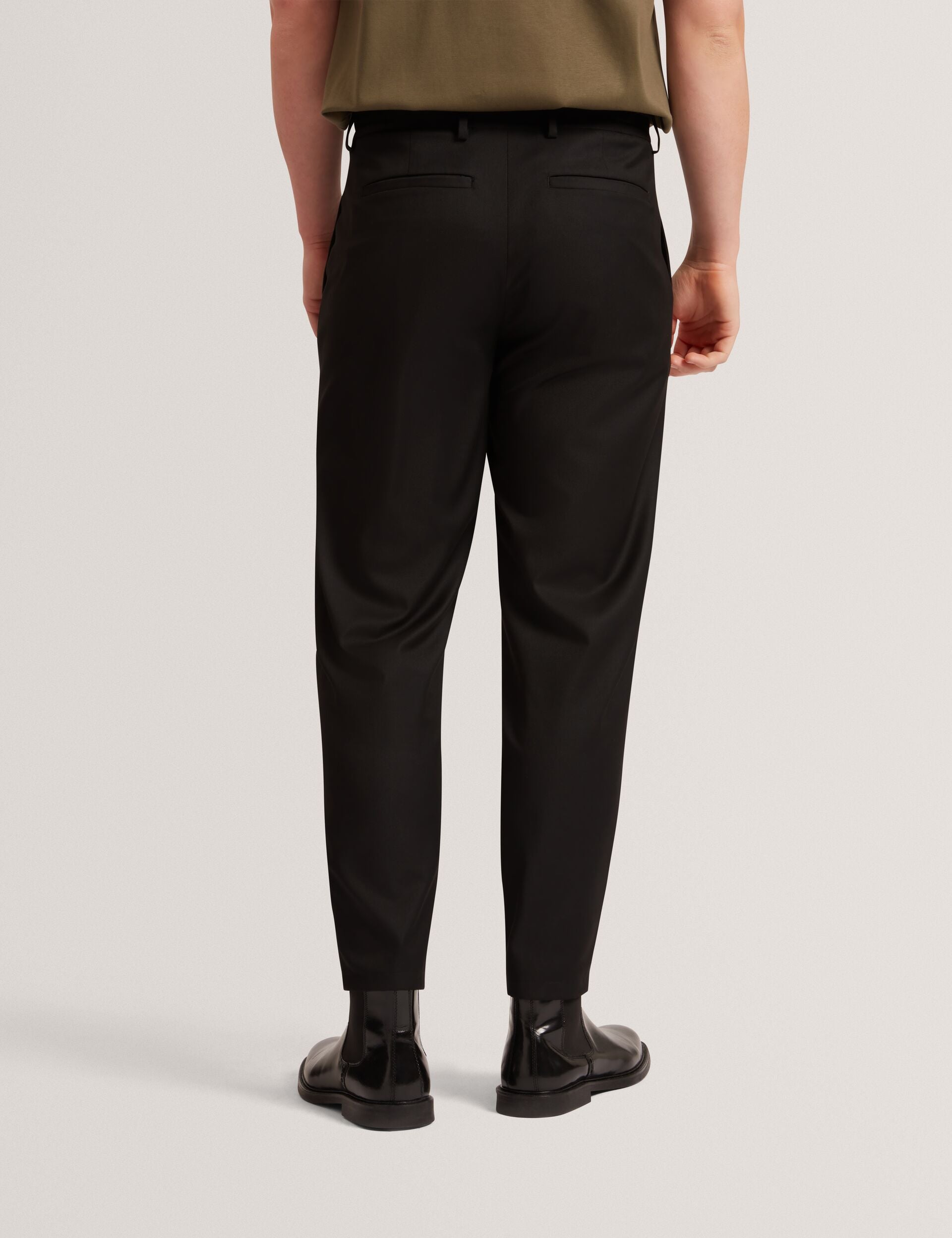 Ted Baker Salson Tapered Fit Pleated Smart Trousers