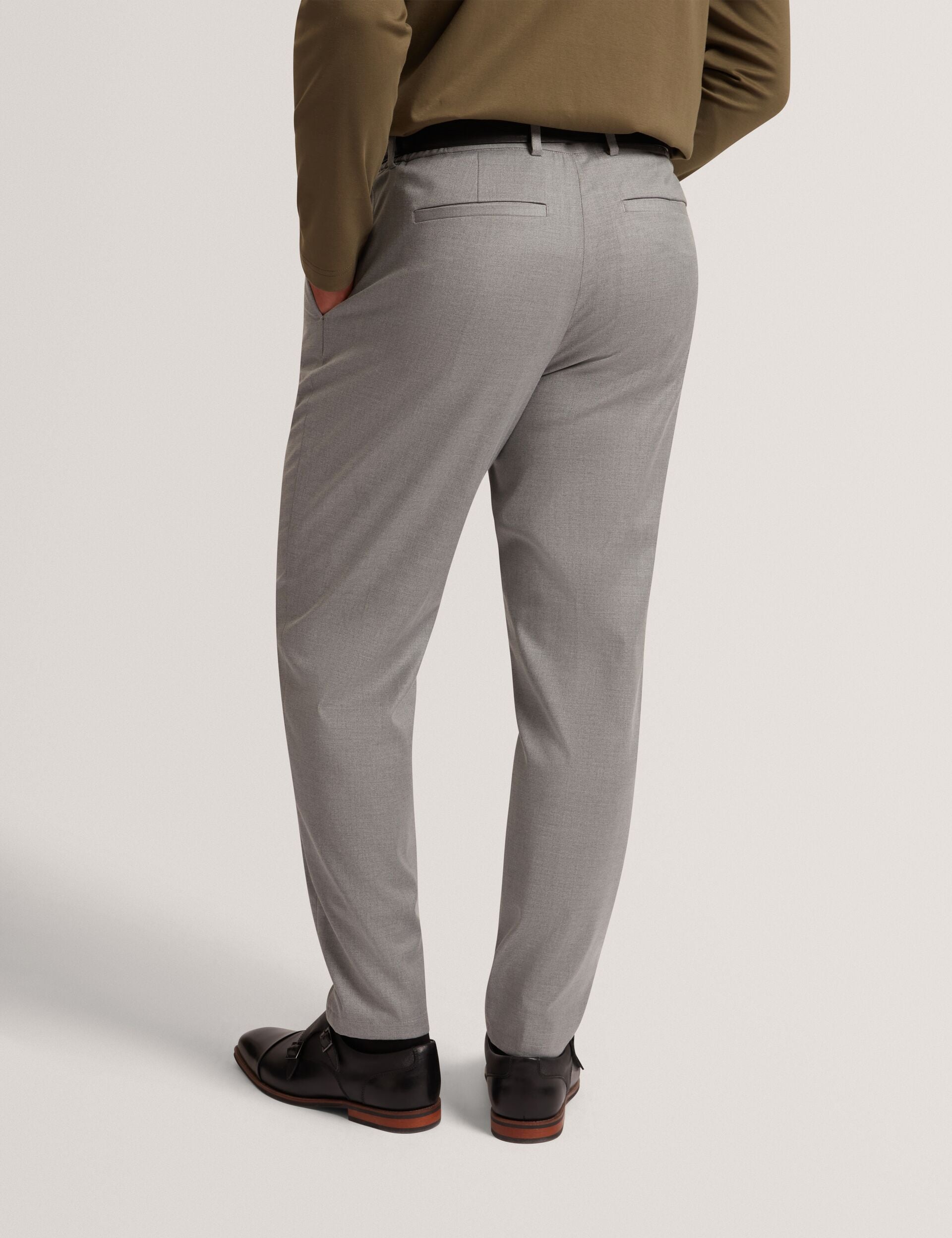 Ted Baker Salson Tapered Fit Pleated Smart Trousers